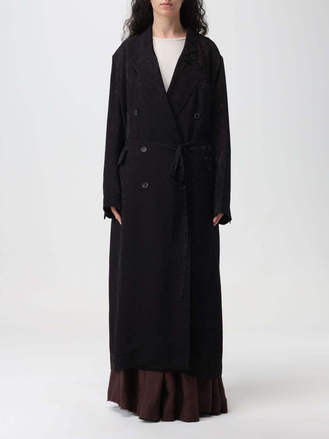 Uma Wang Coat UMA WANG Woman colour Black