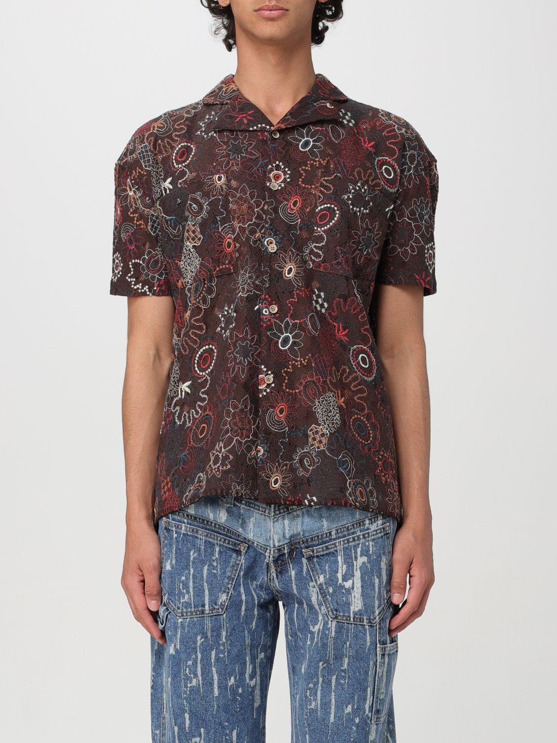 Andersson Bell Shirt ANDERSSON BELL Men color Brown