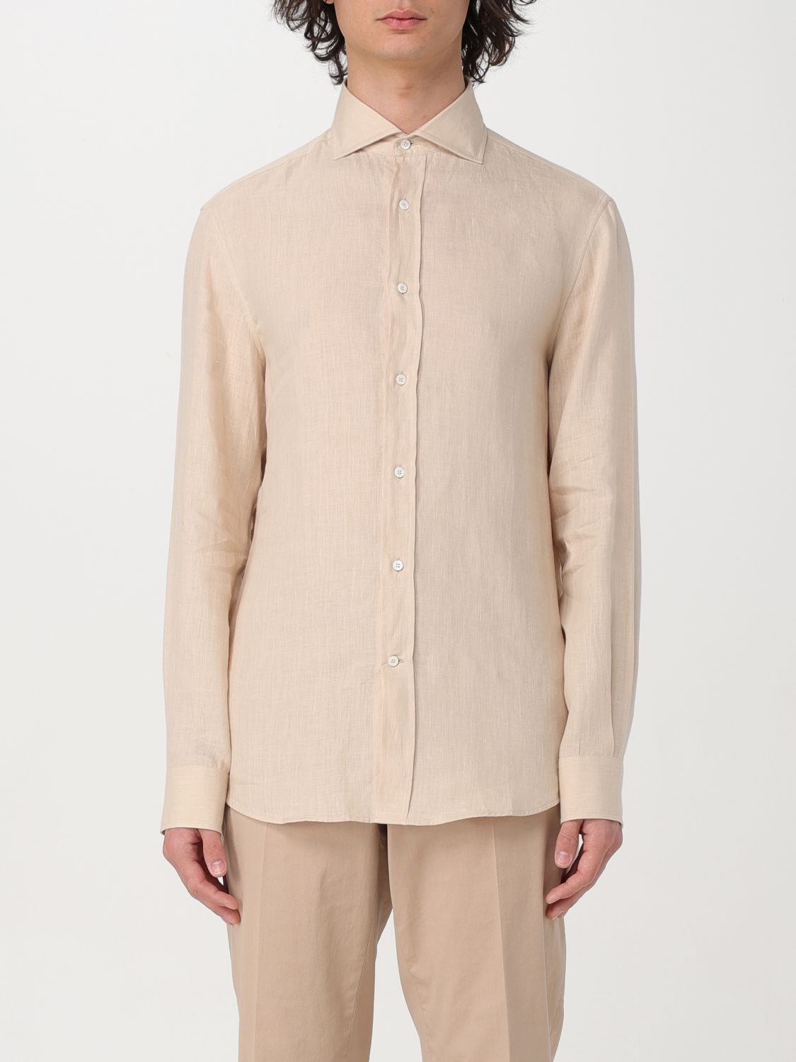 Brunello Cucinelli Shirt BRUNELLO CUCINELLI Men colour Beige