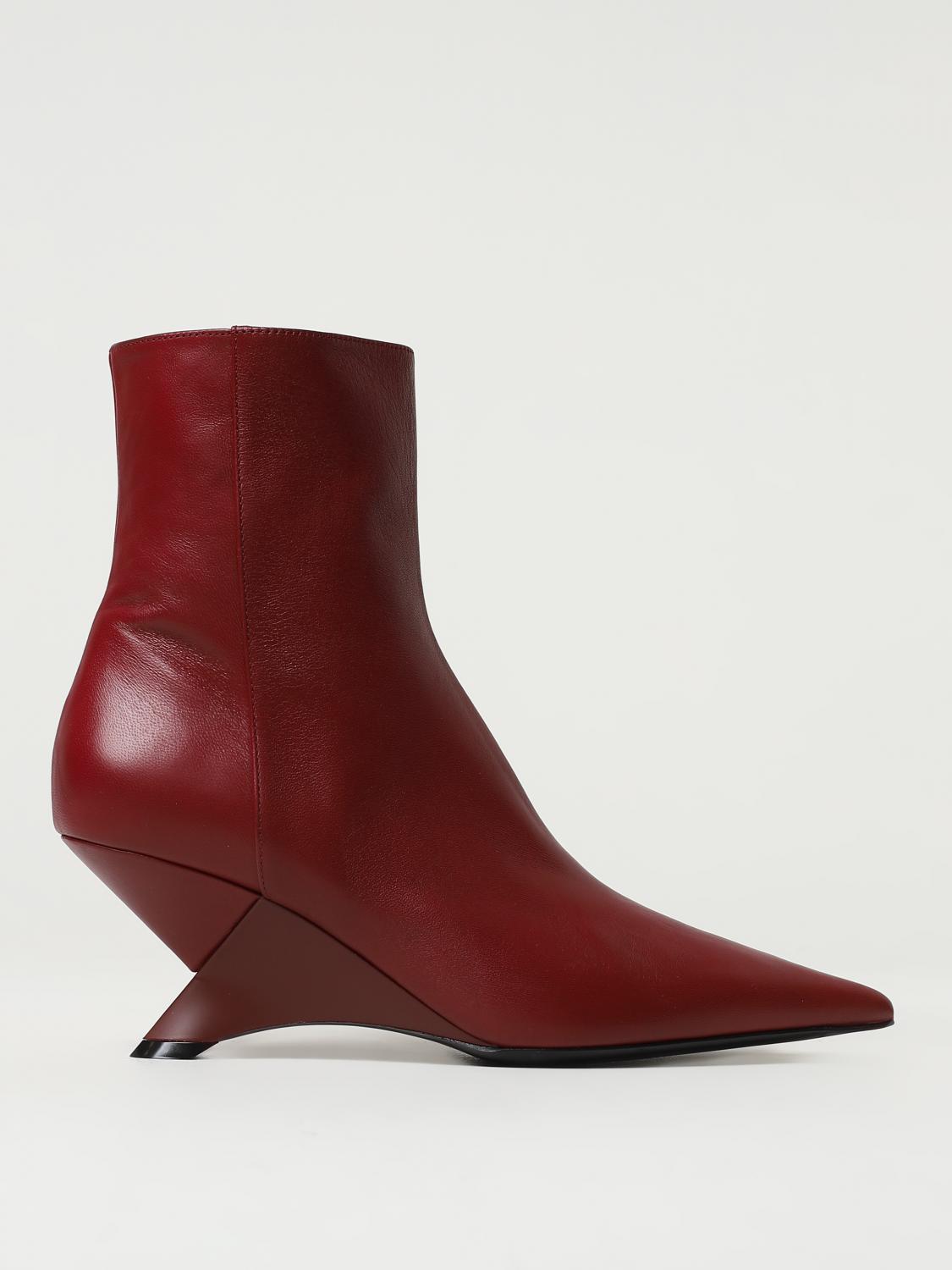 Vic Matié Flat Ankle Boots VIC MATIÉ Woman colour Burgundy