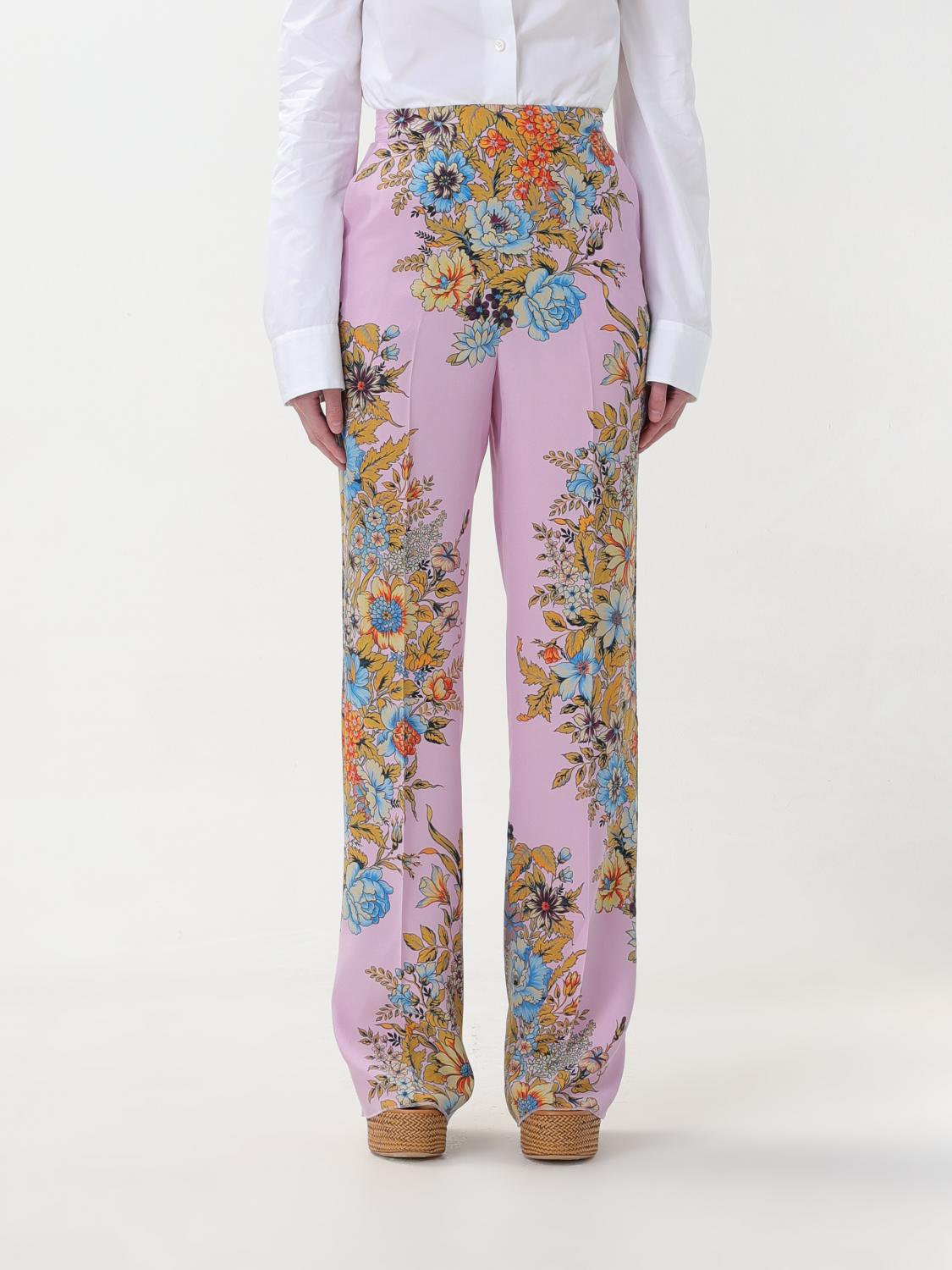 Etro Pants ETRO Woman color Pink