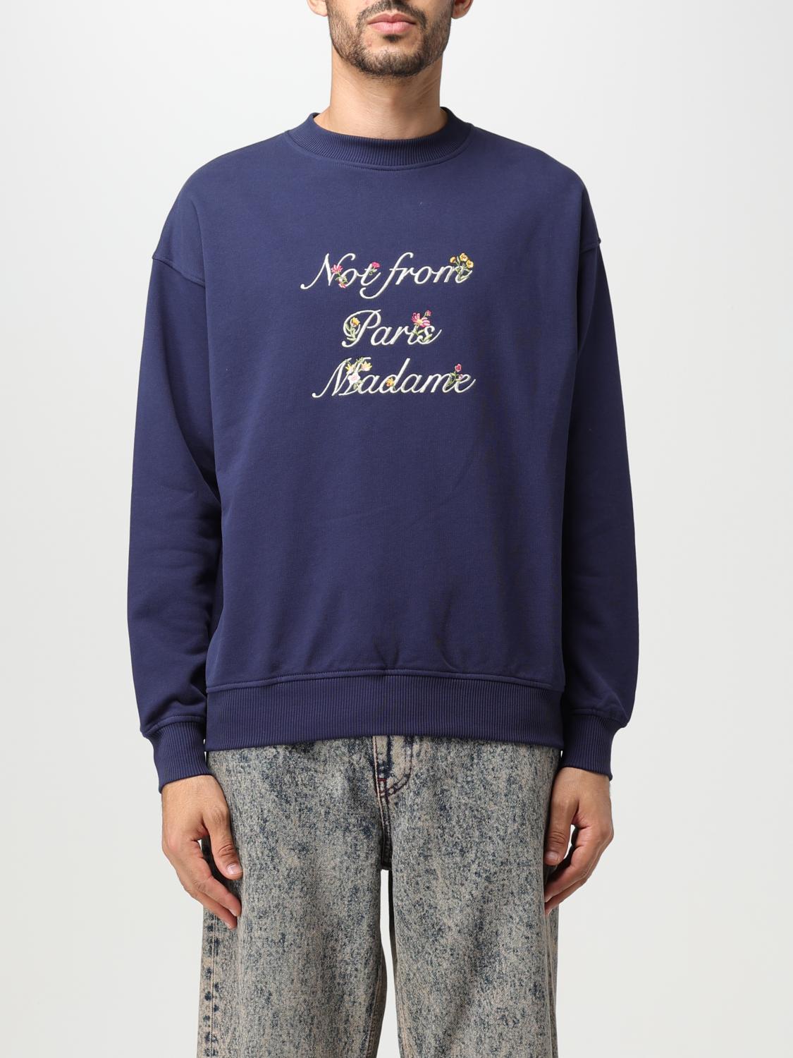 Drôle de Monsieur Sweatshirt DROLE DE MONSIEUR Men colour Blue