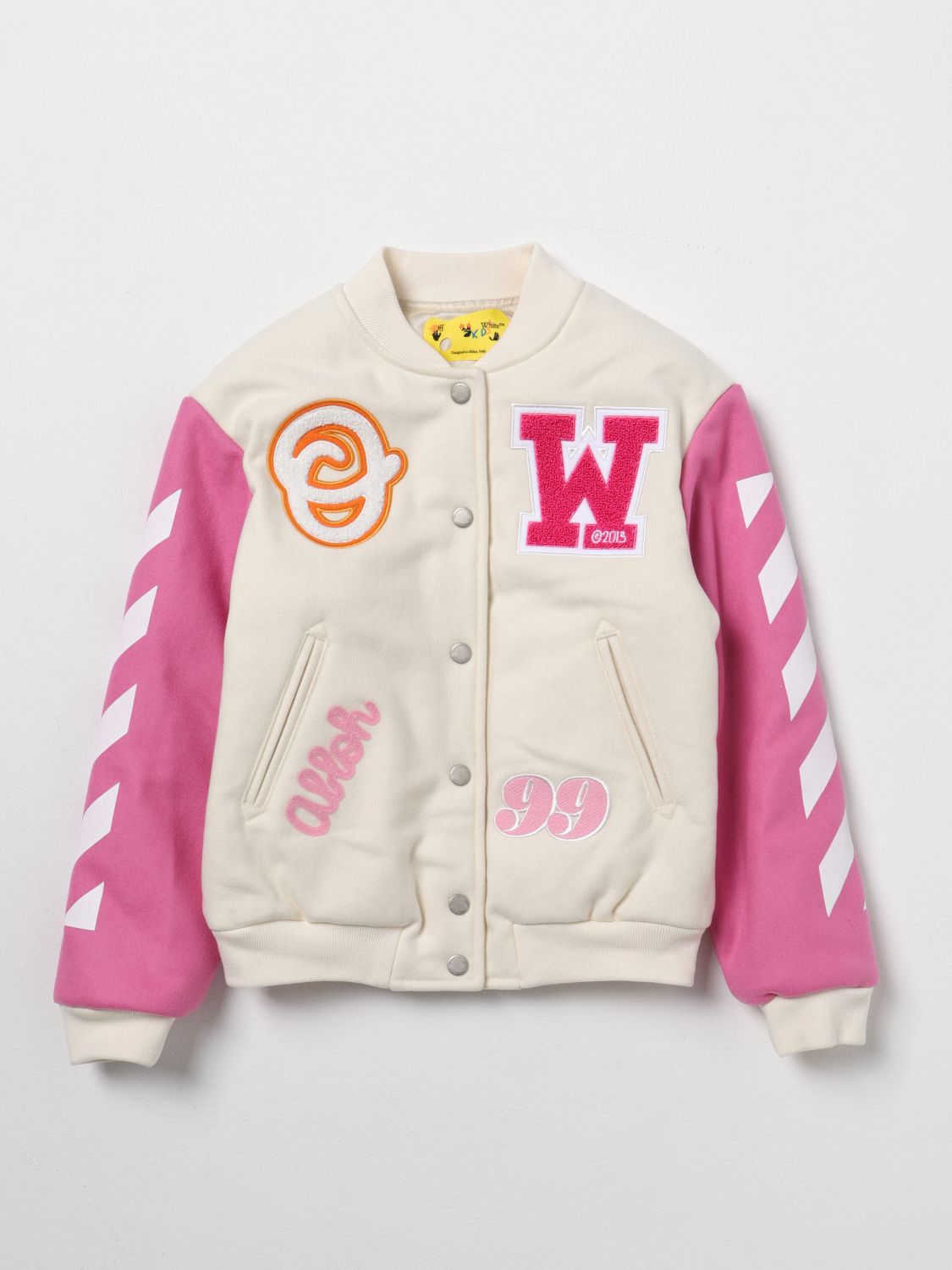 OFF-WHITE Jacket OFF-WHITE Kids colour White