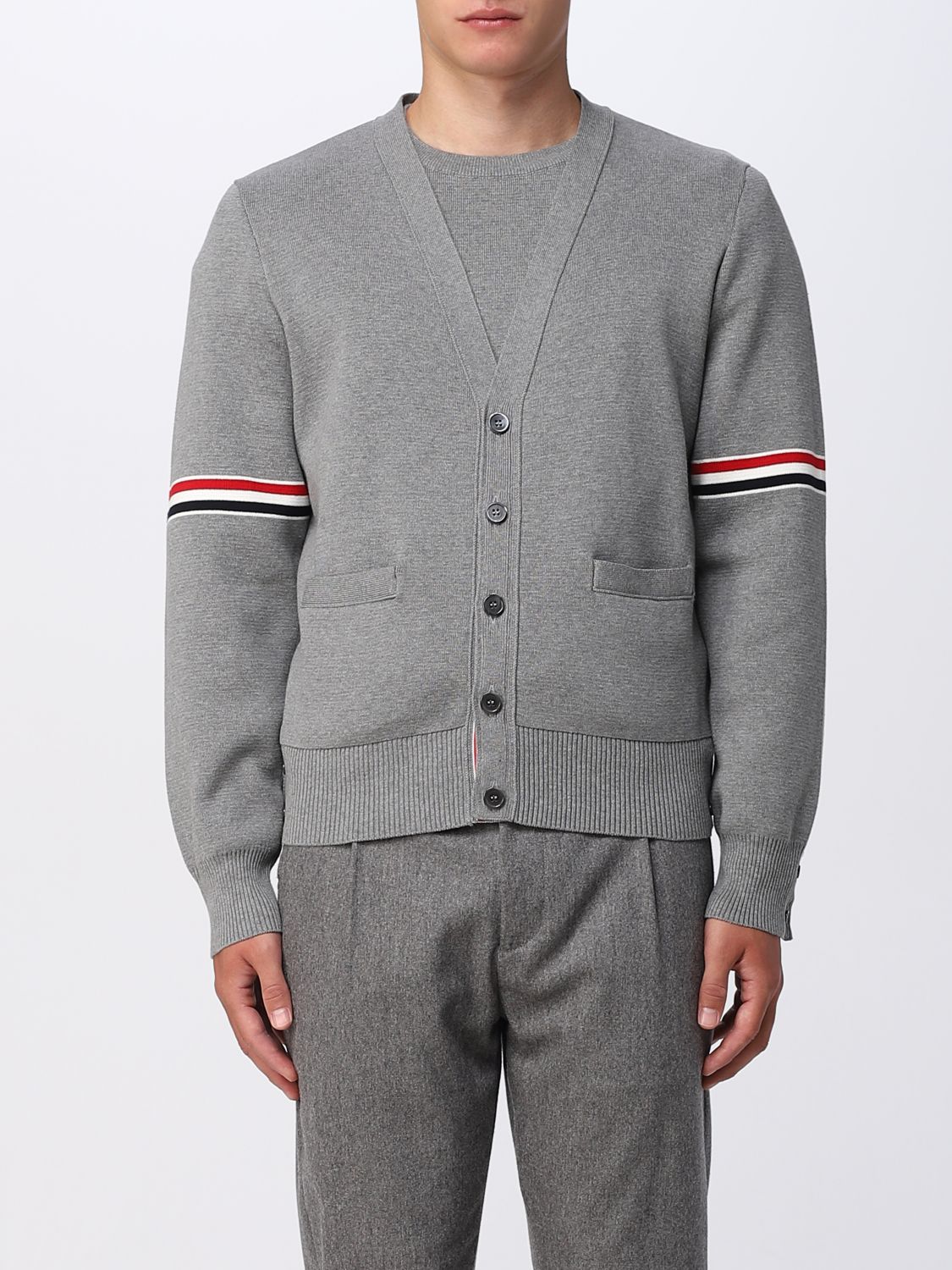 Thom Browne Cardigan THOM BROWNE Men colour Grey