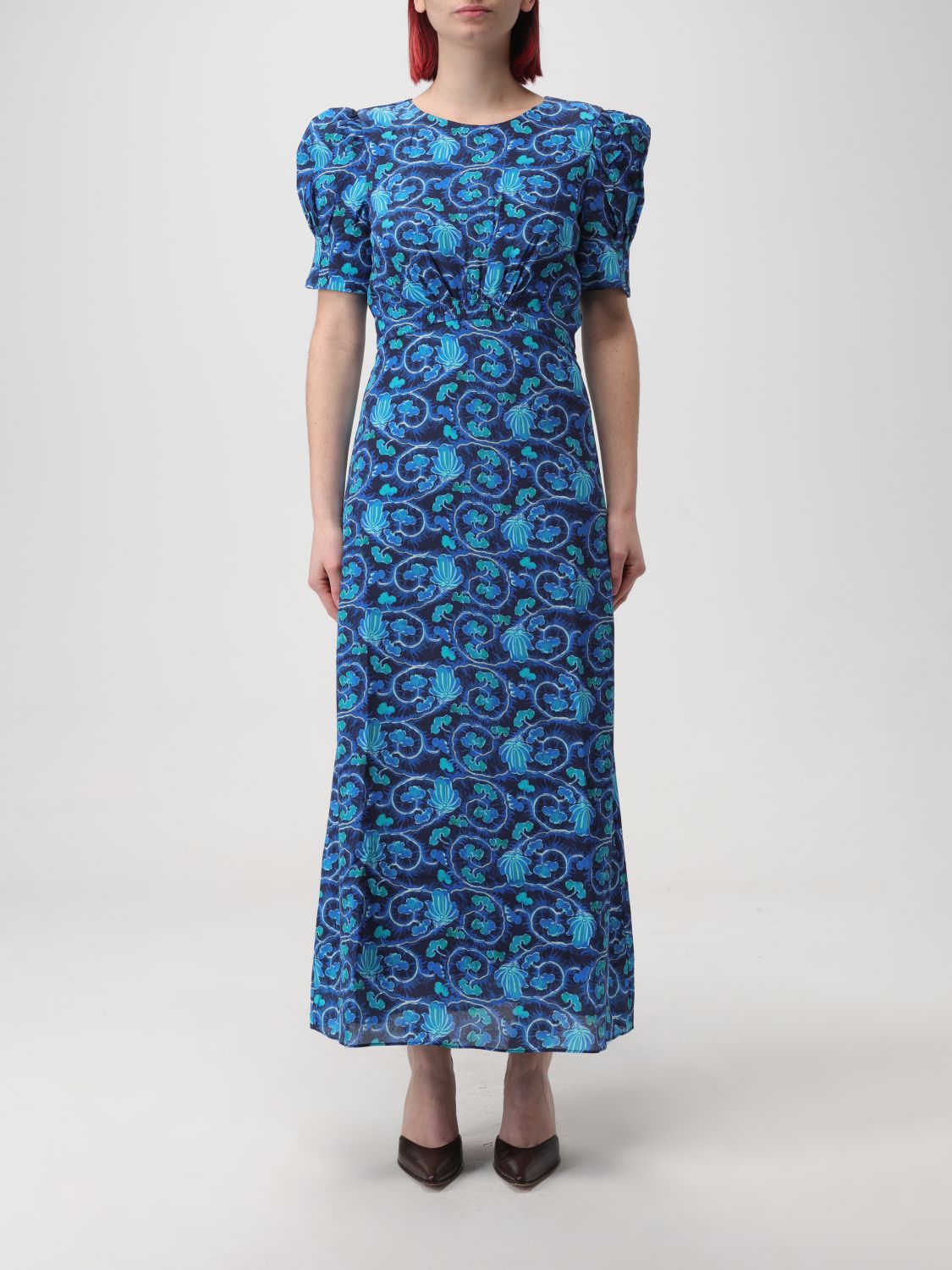 SALONI Dress SALONI Woman colour Blue