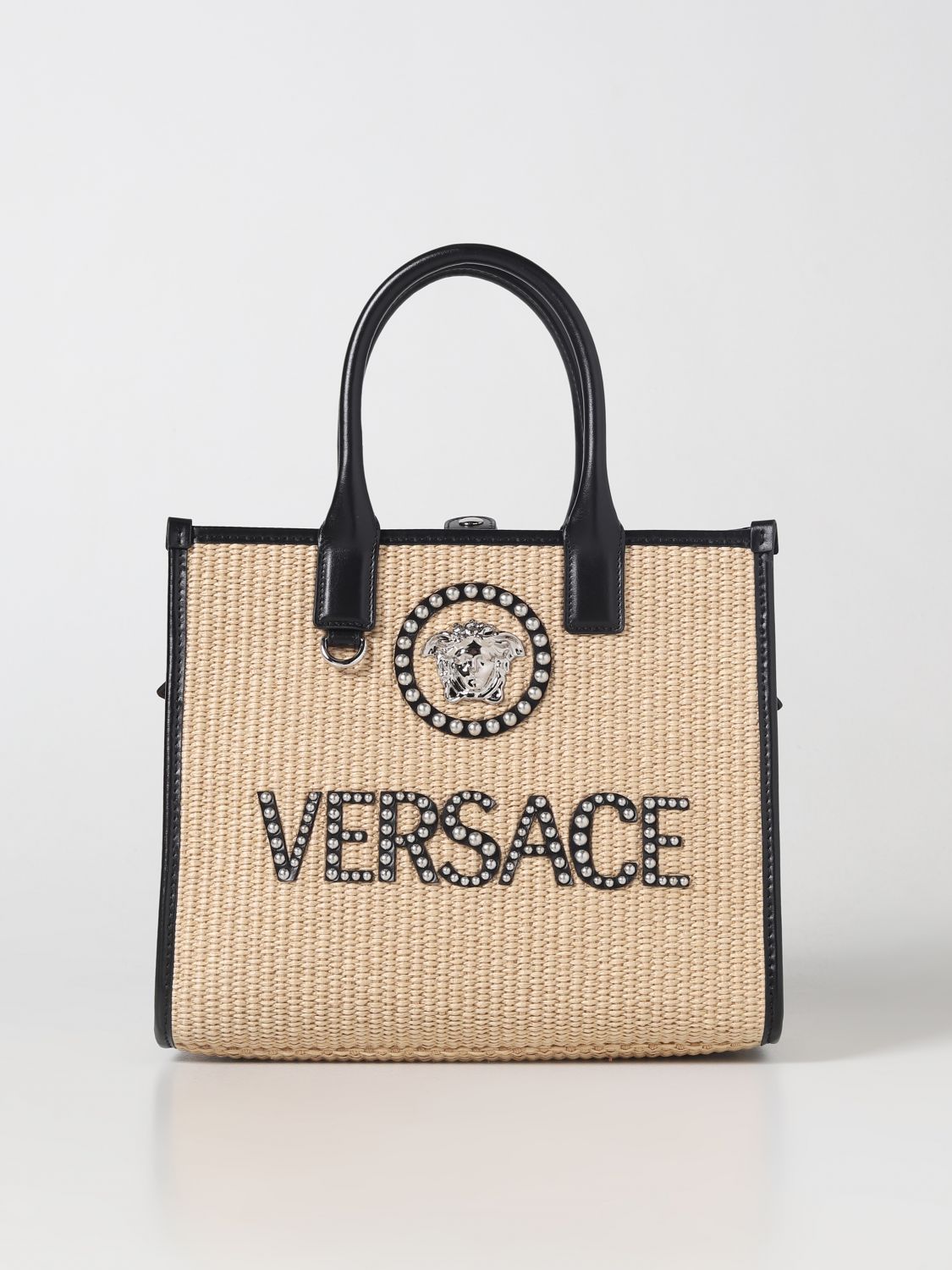 Versace Handbag VERSACE Woman colour Beige