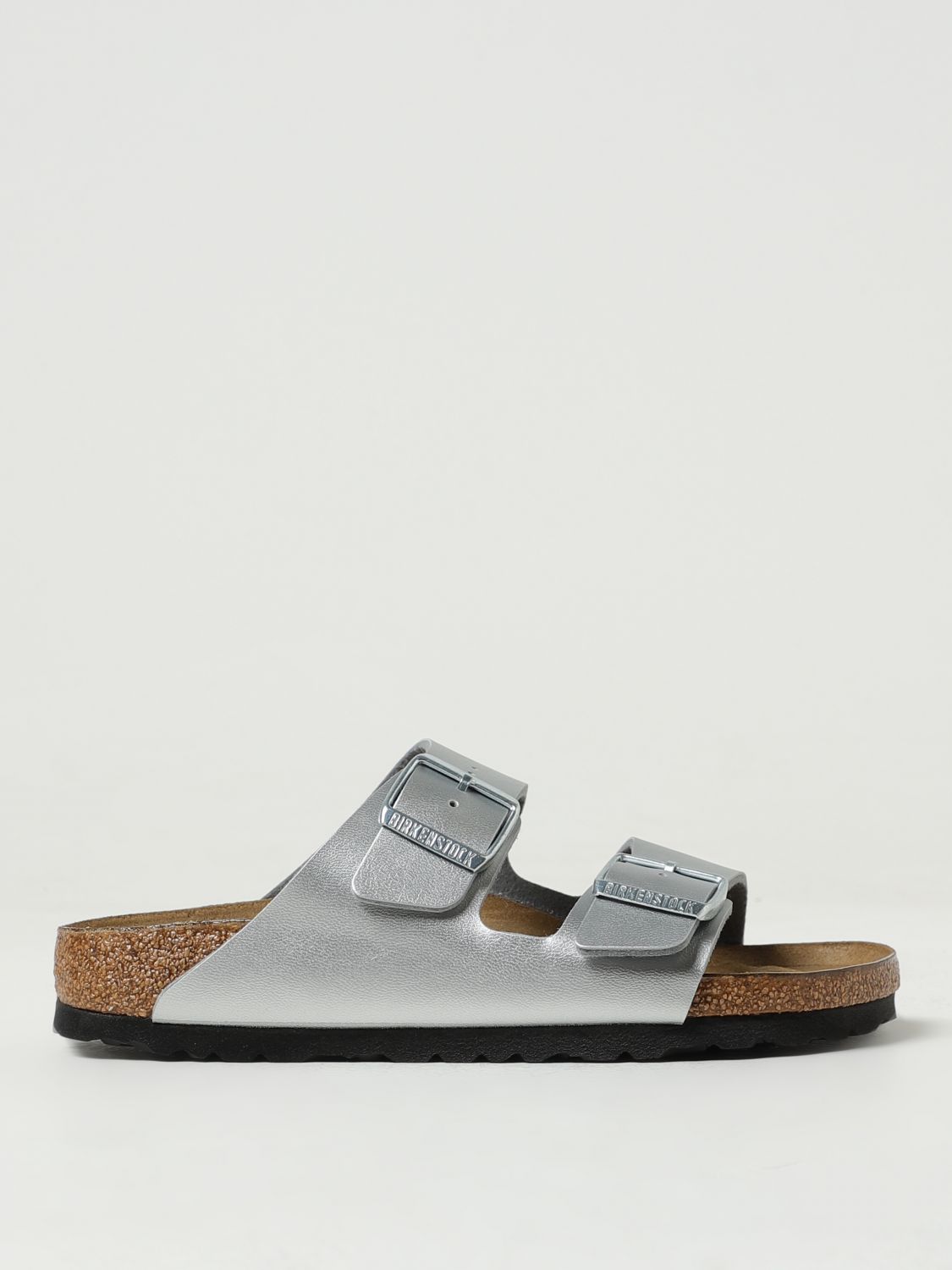 Birkenstock Flat Sandals BIRKENSTOCK Woman colour Silver