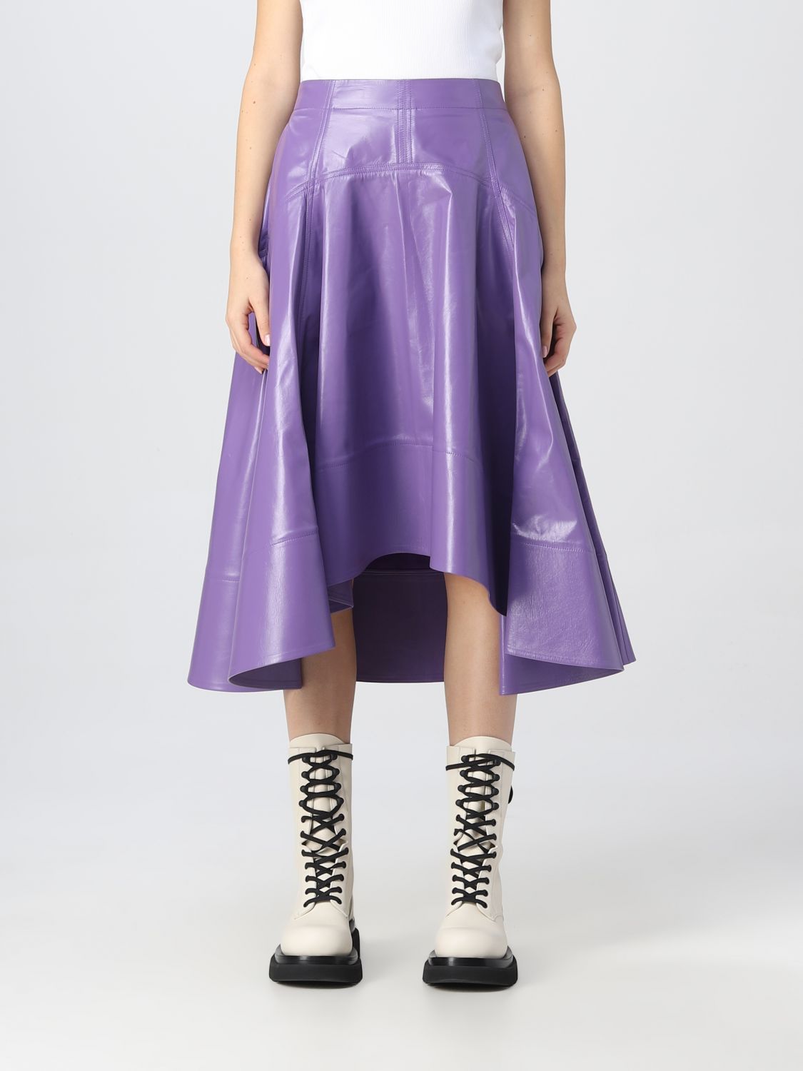 Bottega Veneta Skirt BOTTEGA VENETA Woman colour Violet