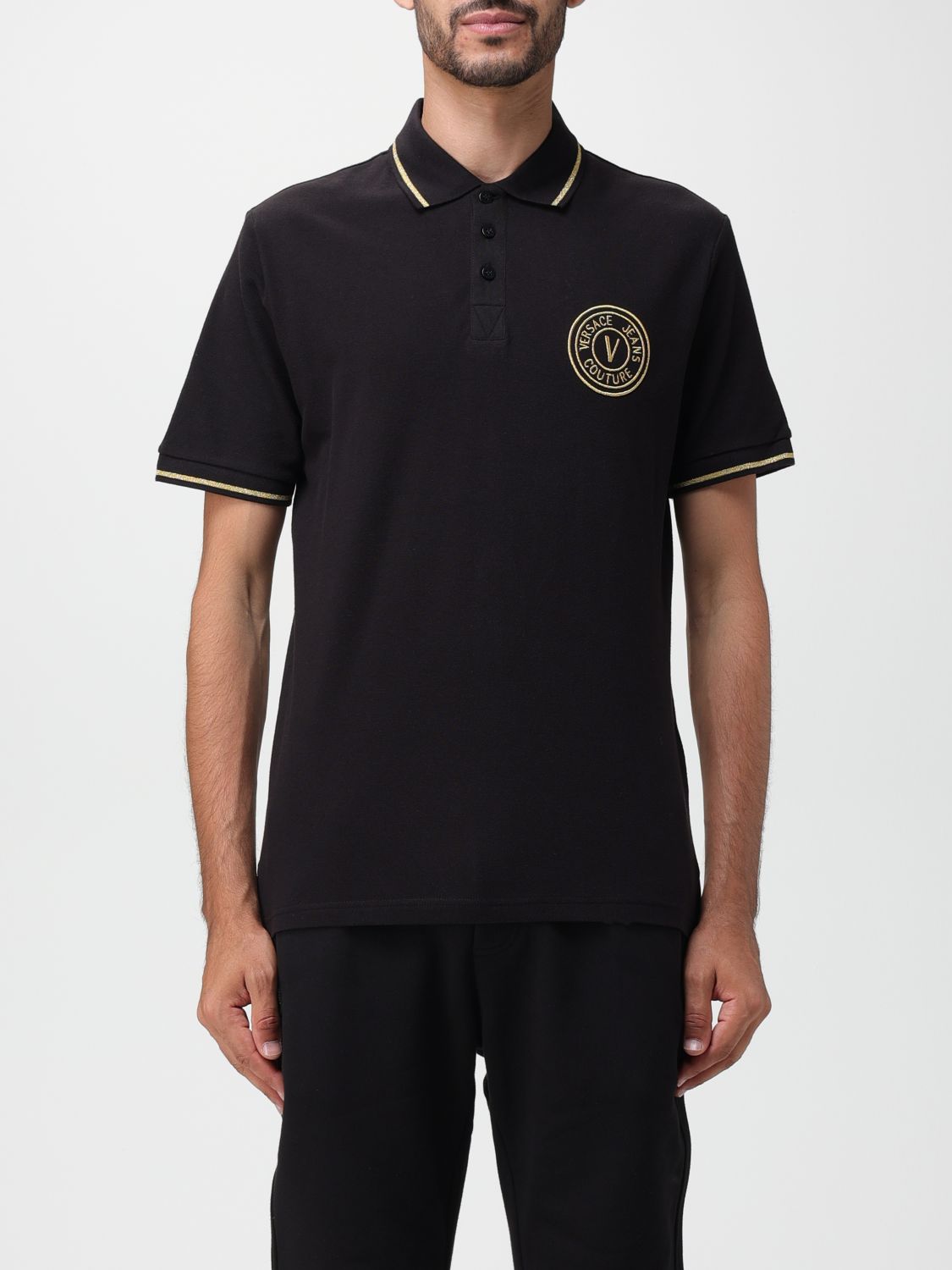 Versace Jeans Couture Polo Shirt VERSACE JEANS COUTURE Men colour Black