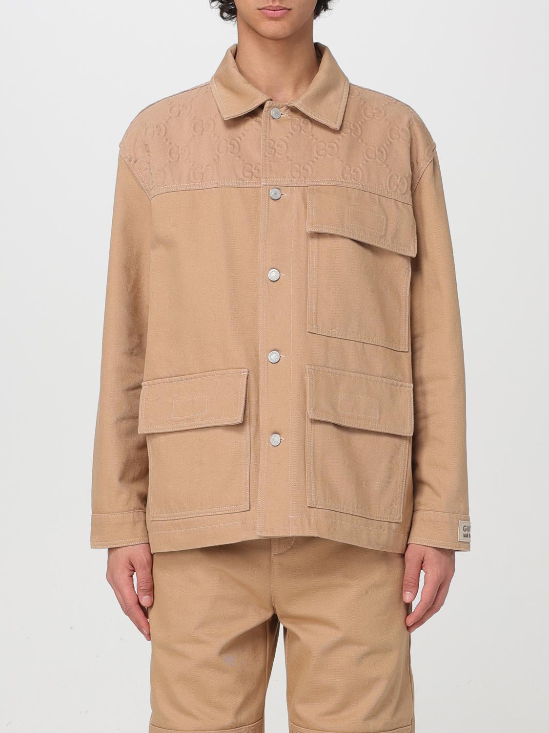 Gucci Jacket GUCCI Men color Beige