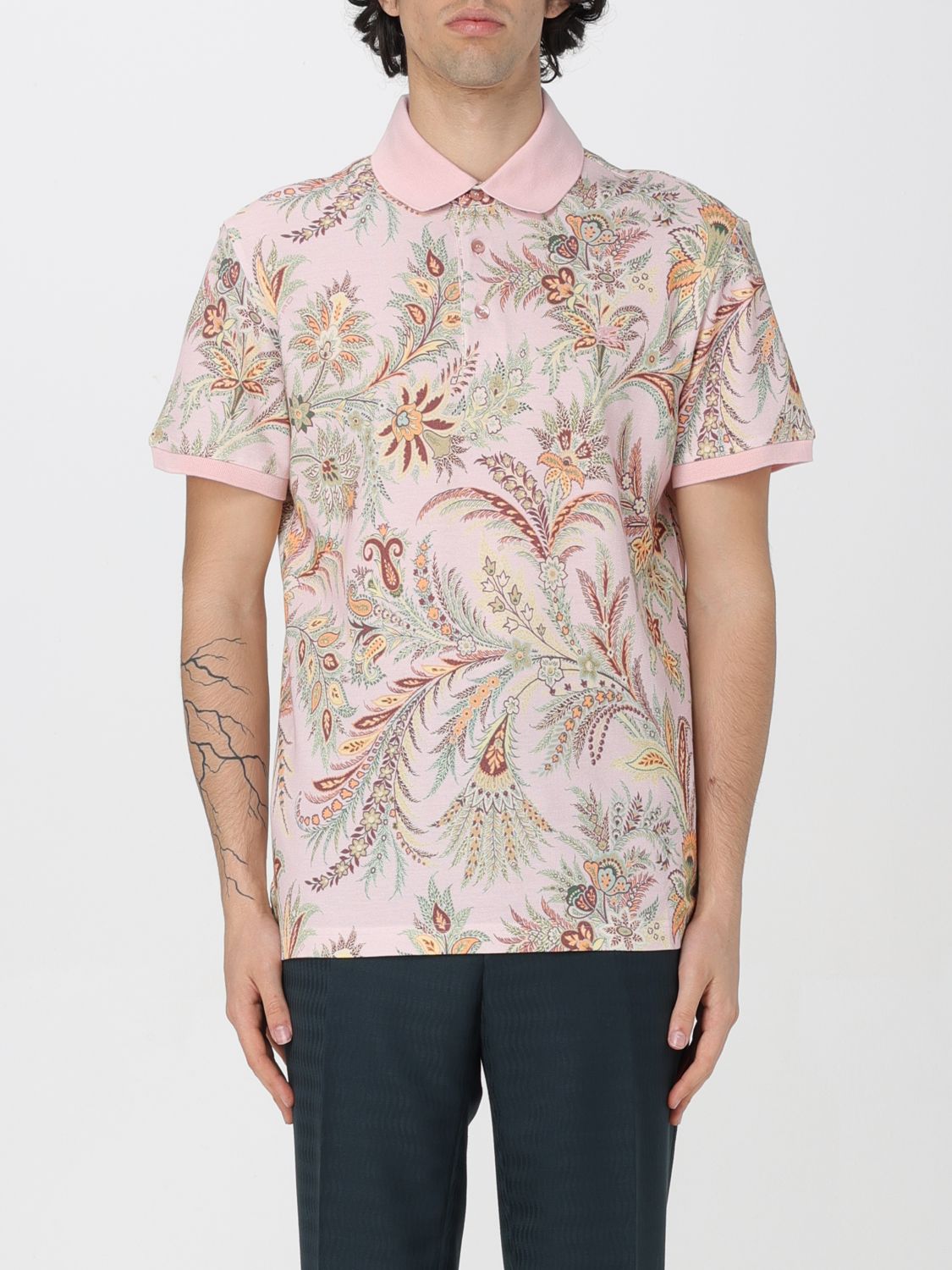 Etro Polo Shirt ETRO Men colour Pink