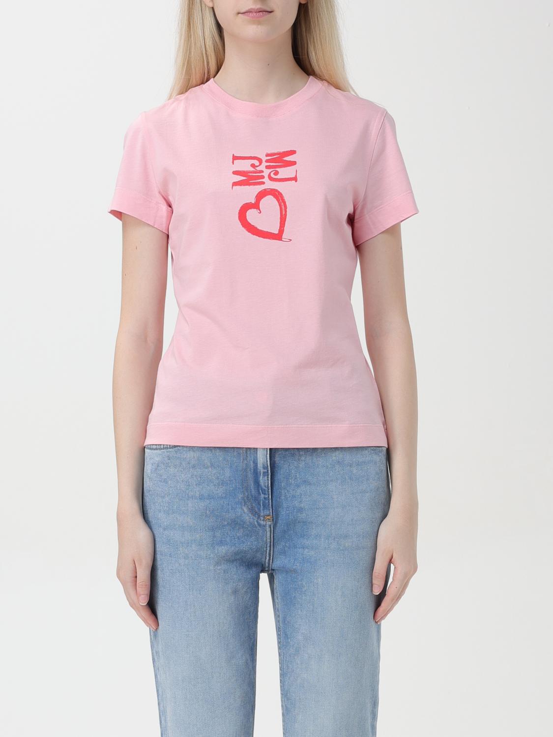 Moschino Jeans T-Shirt MOSCHINO JEANS Woman color Pink