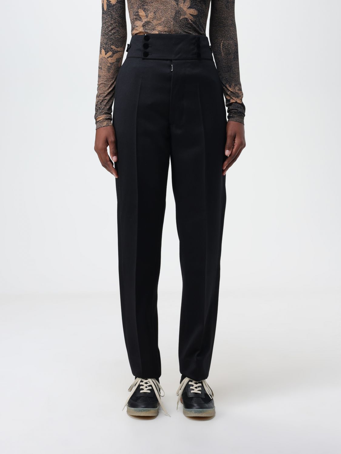 Maison Margiela Trousers MAISON MARGIELA Woman colour Black