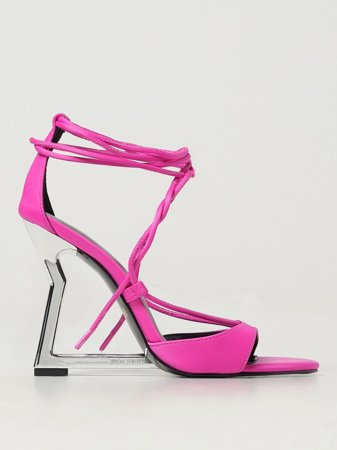 Just Cavalli Heeled Sandals JUST CAVALLI Woman colour Pink