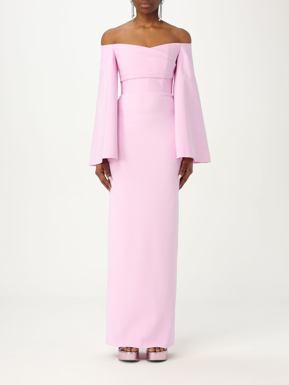 Solace London Dress SOLACE LONDON Woman colour Blush Pink
