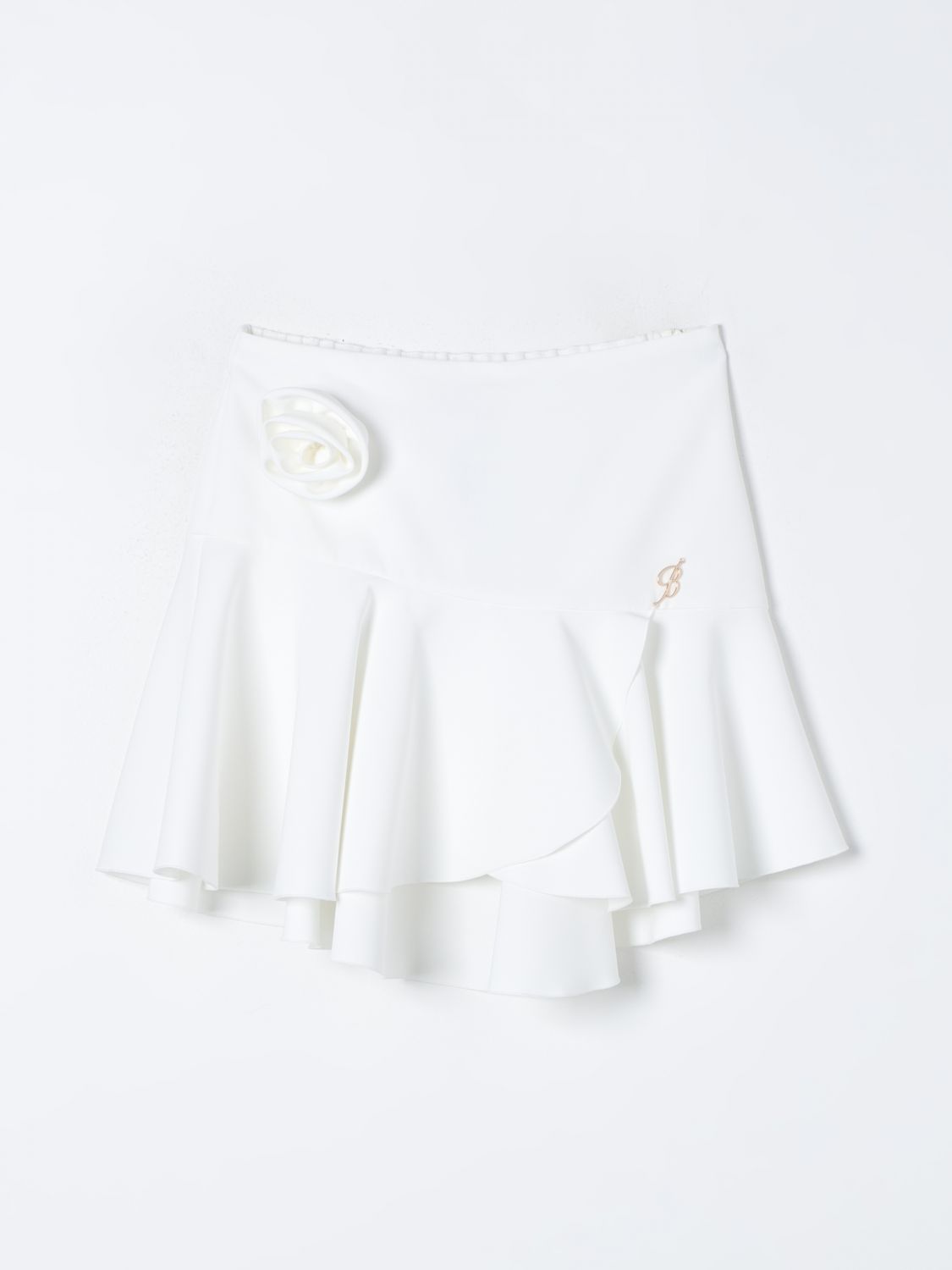 Miss Blumarine Skirt MISS BLUMARINE Kids colour White