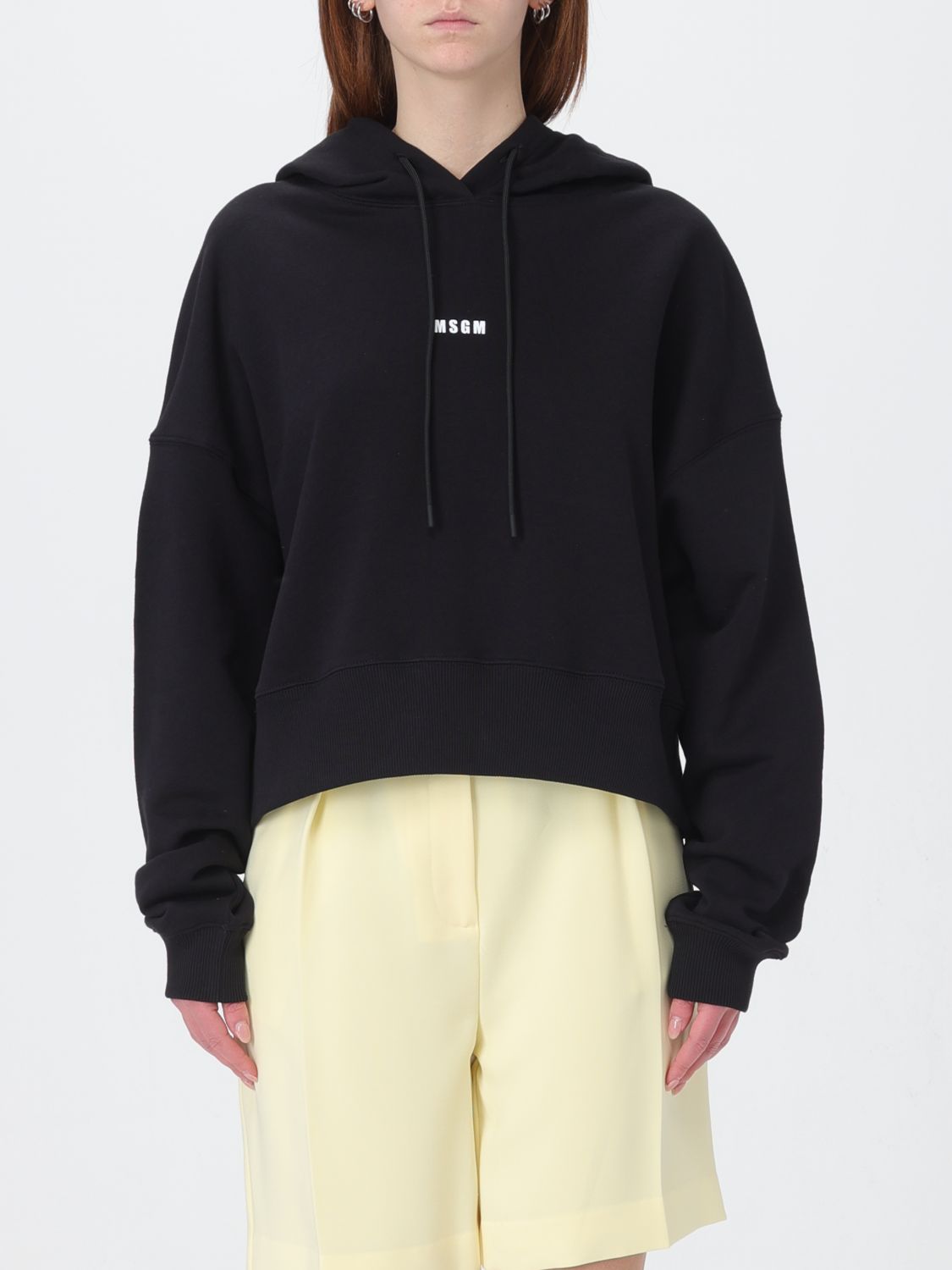 Msgm Sweatshirt MSGM Woman colour Black