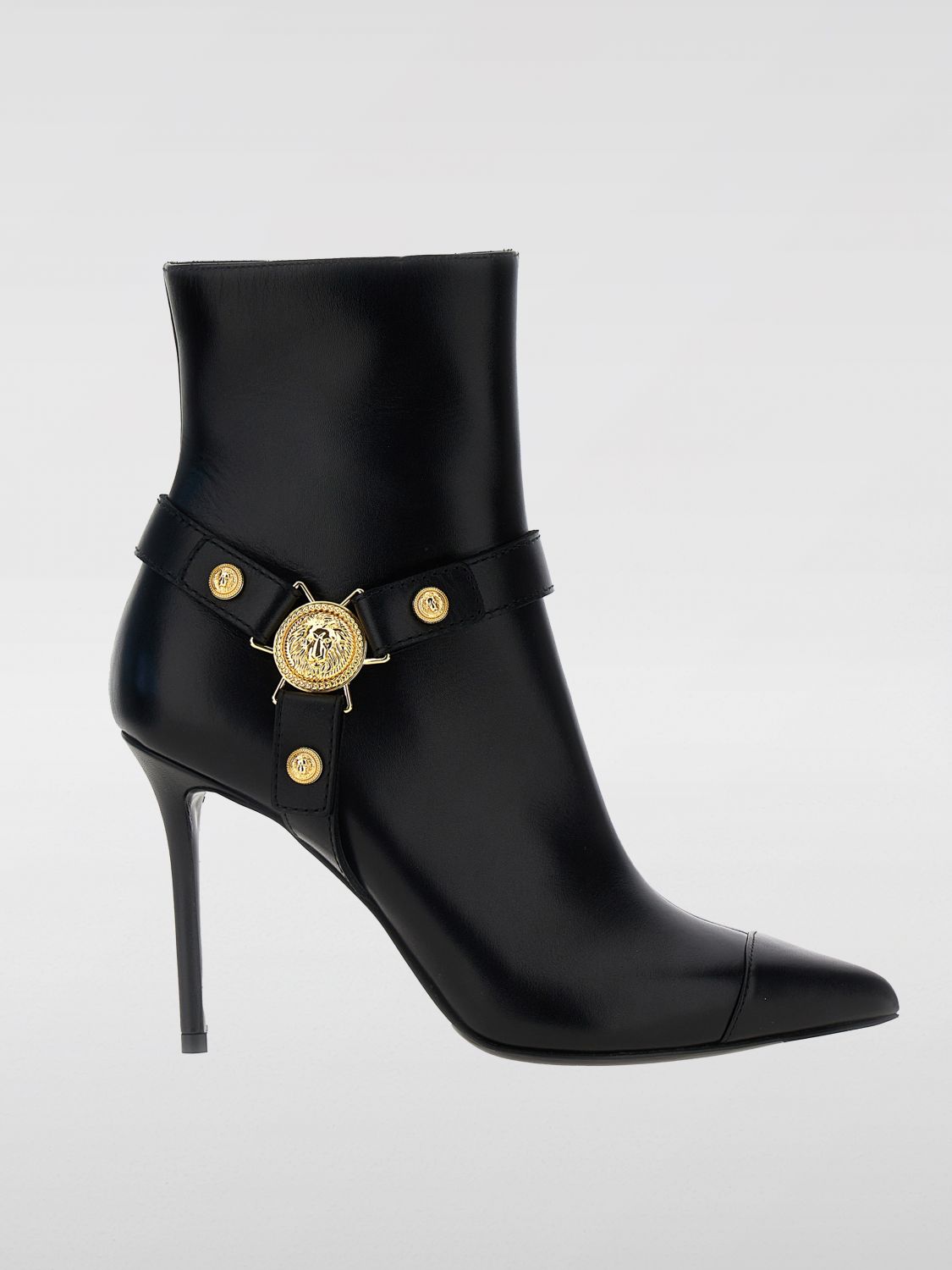 Balmain Flat Ankle Boots BALMAIN Woman color Black