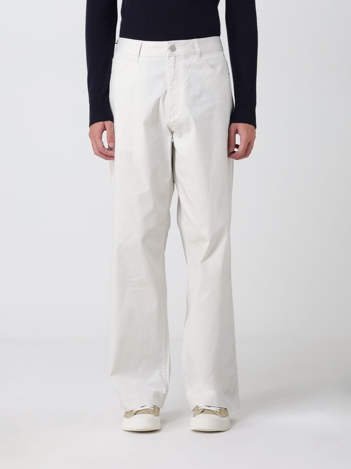 Emporio Armani Trousers EMPORIO ARMANI Men colour Yellow Cream