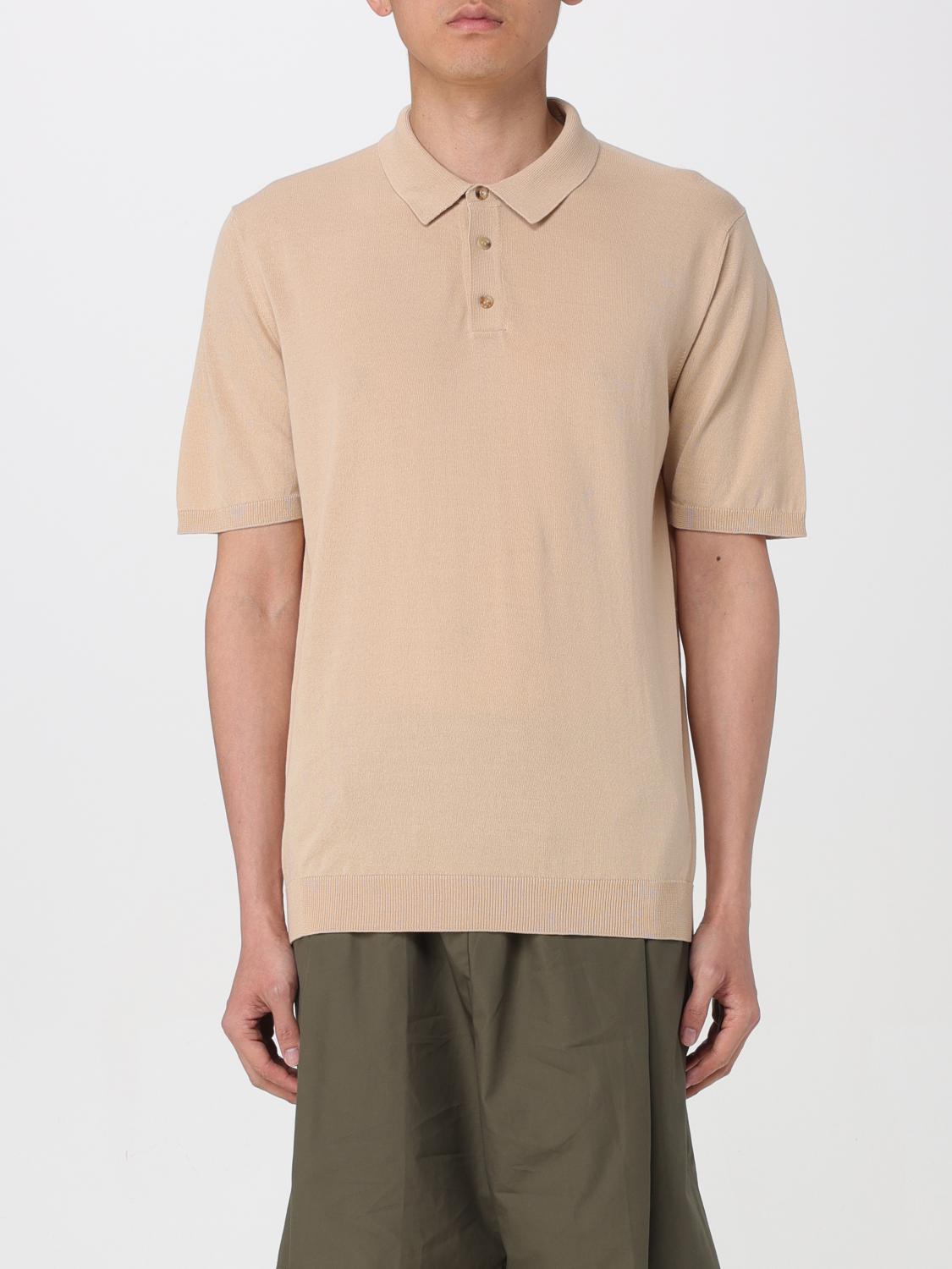 Roberto Collina Polo Shirt ROBERTO COLLINA Men colour Beige