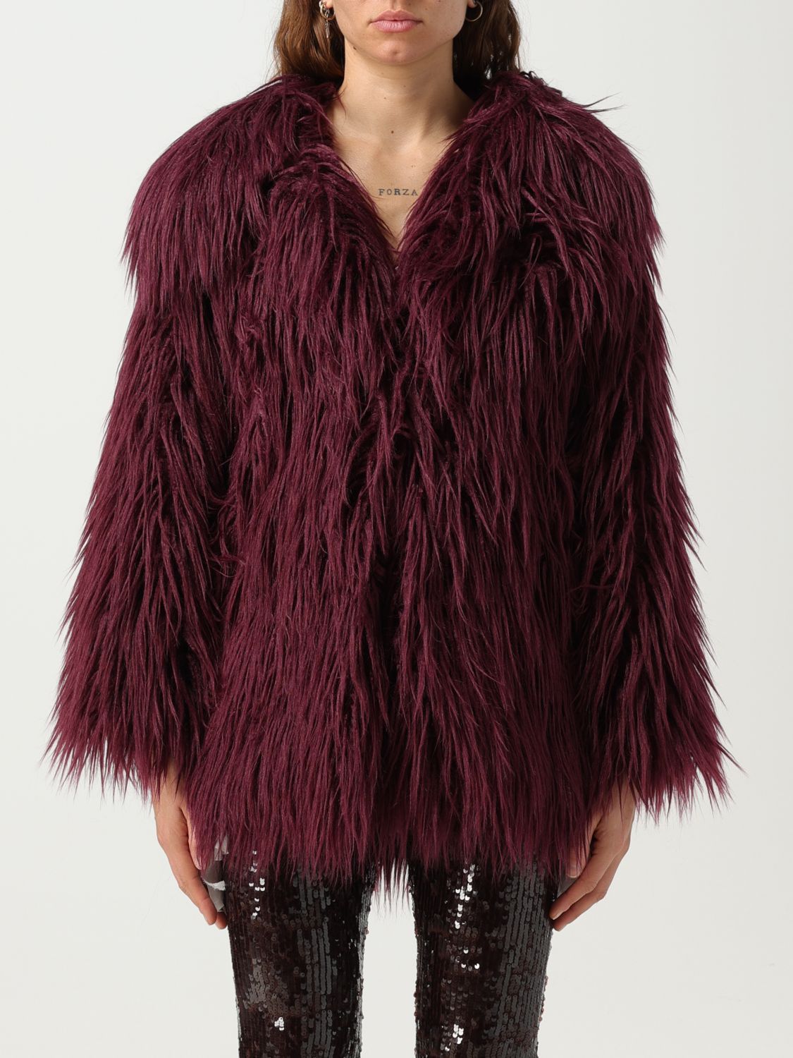 Aniye By Fur Coats ANIYE BY Woman colour Violet