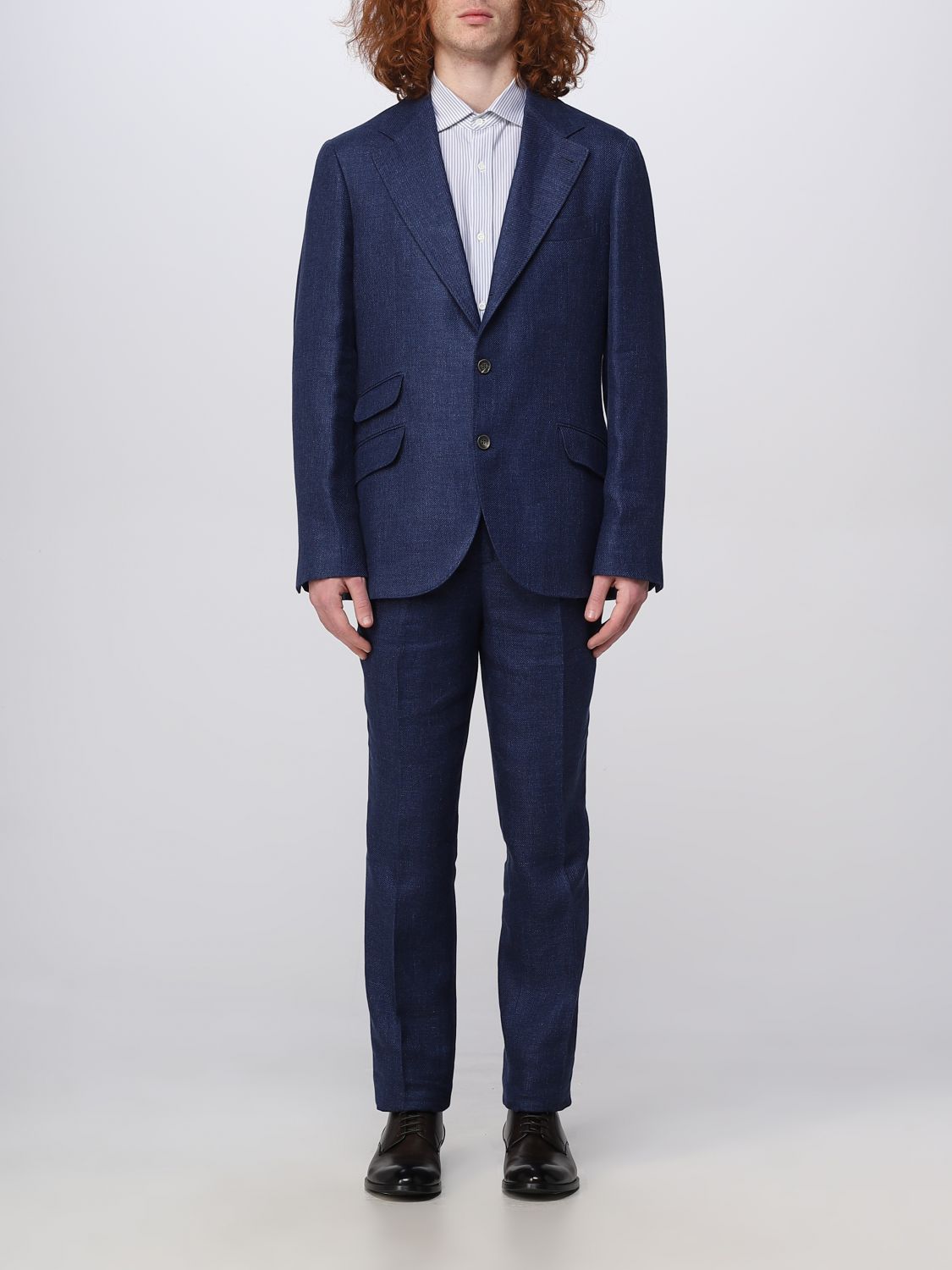 Brunello Cucinelli Suit BRUNELLO CUCINELLI Men colour Blue