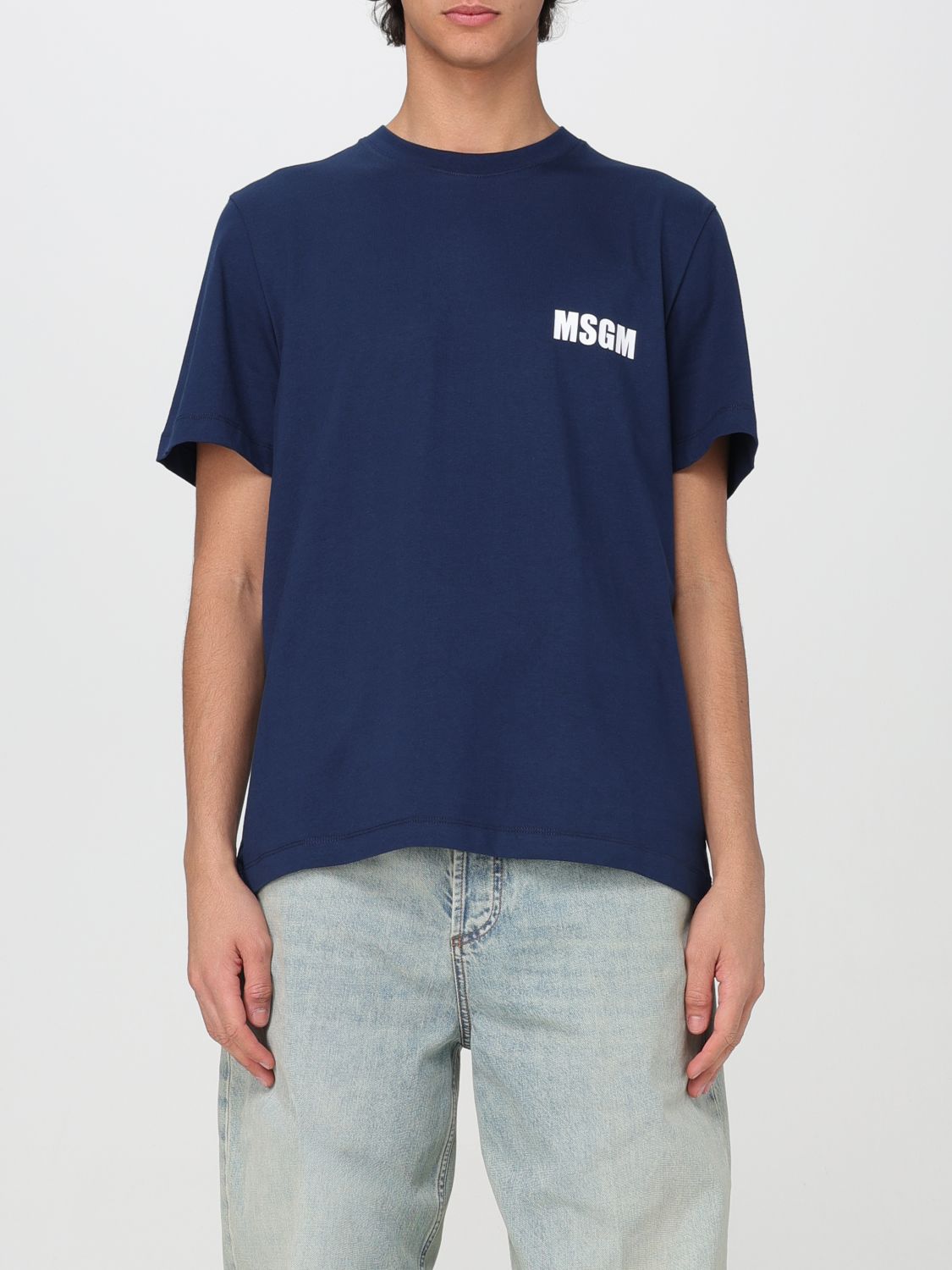 Msgm T-Shirt MSGM Men colour Blue