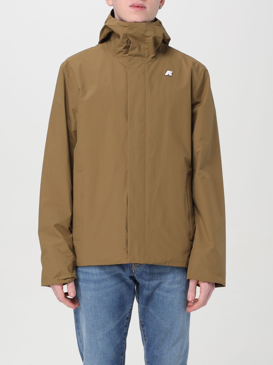 K-Way Jacket K-WAY Men colour Brown