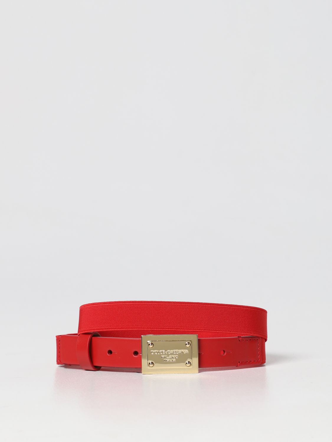 Dolce & Gabbana Belt DOLCE & GABBANA Kids colour Red