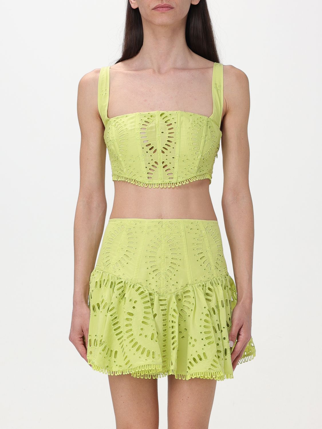 Charo Ruiz Top CHARO RUIZ Woman colour Lime