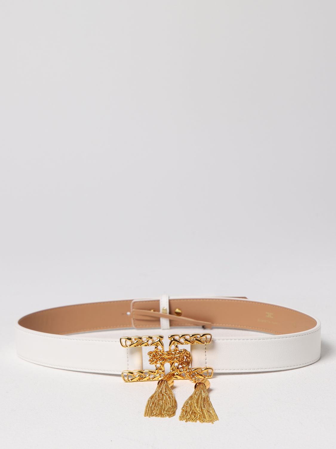 Elisabetta Franchi Belt ELISABETTA FRANCHI Woman colour Ivory