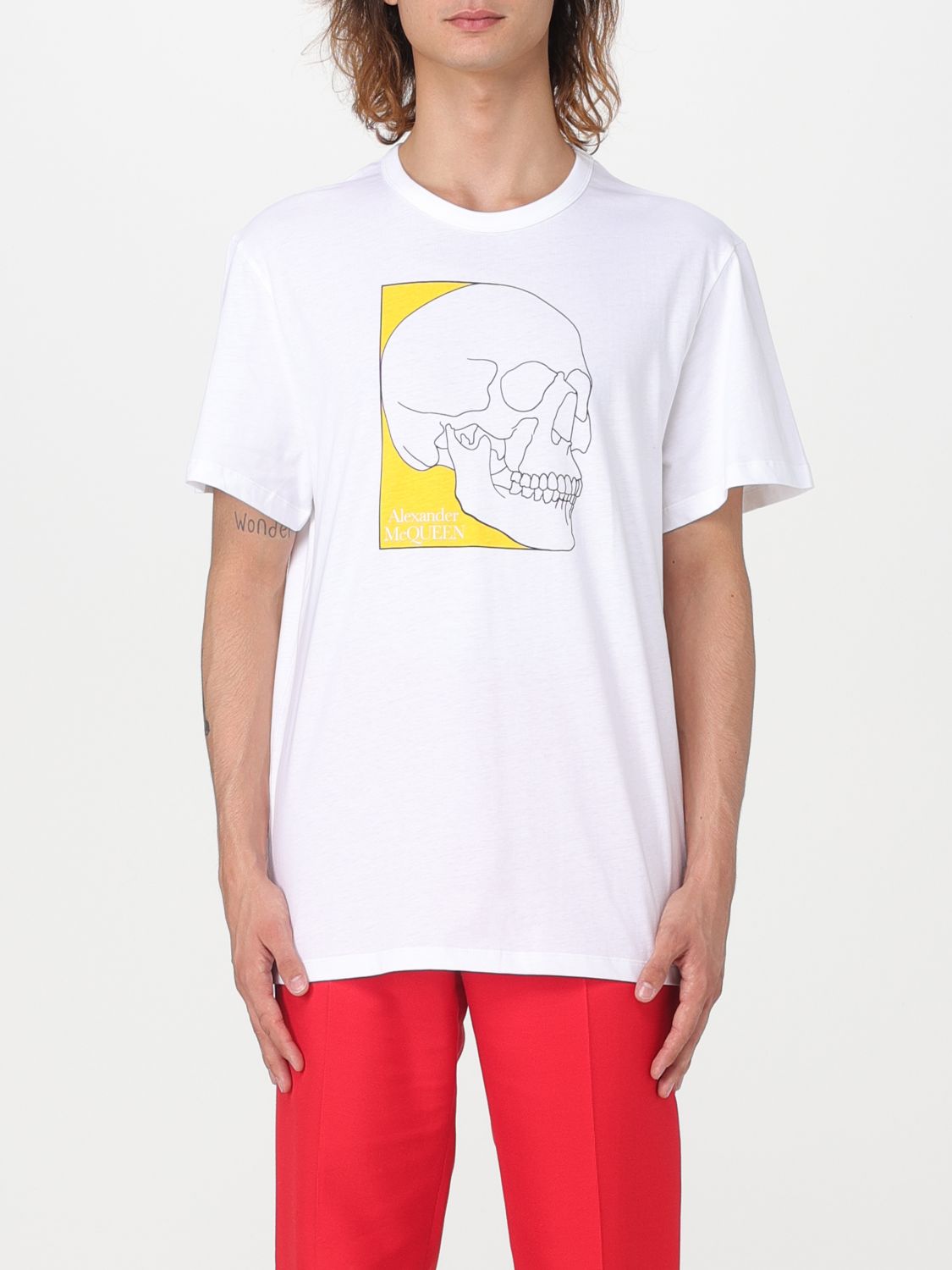 Alexander McQueen T-Shirt ALEXANDER MCQUEEN Men colour White