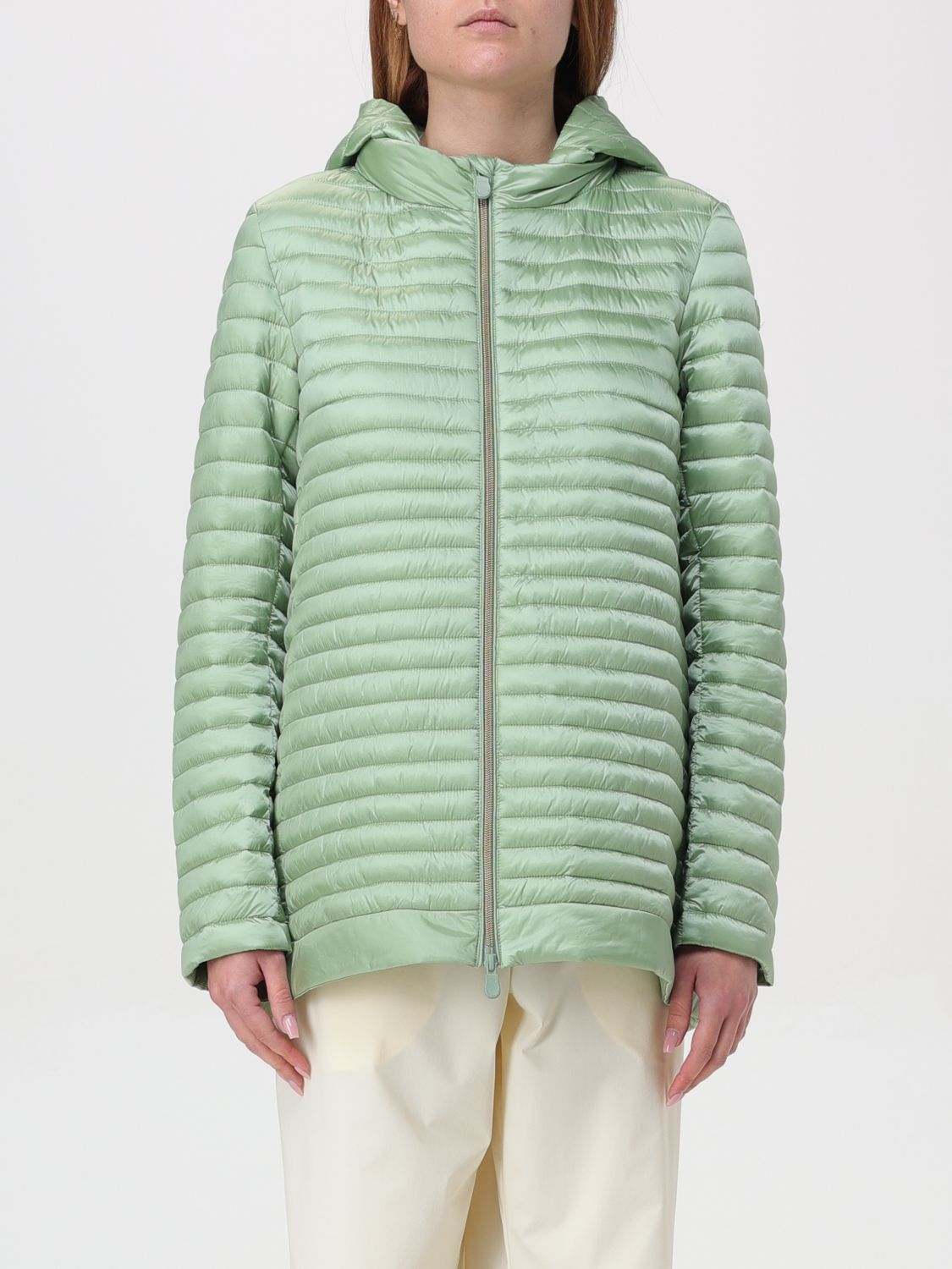 Save The Duck Jacket SAVE THE DUCK Woman color Green
