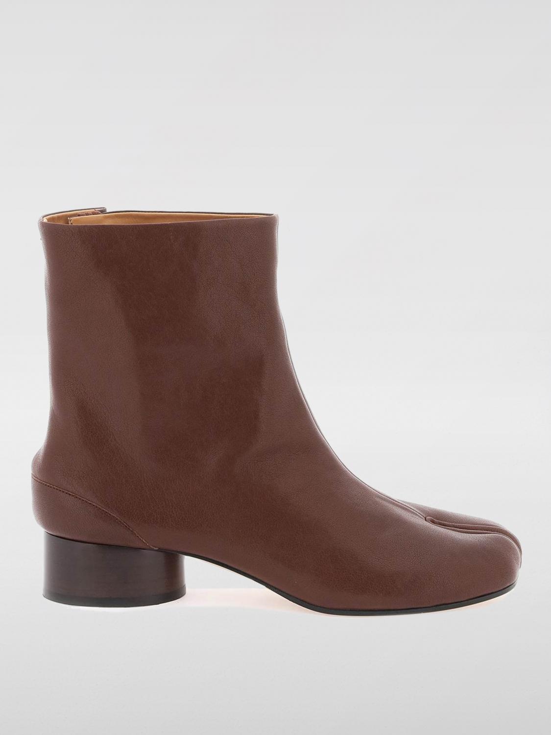 Maison Margiela Flat Ankle Boots MAISON MARGIELA Woman color Brown