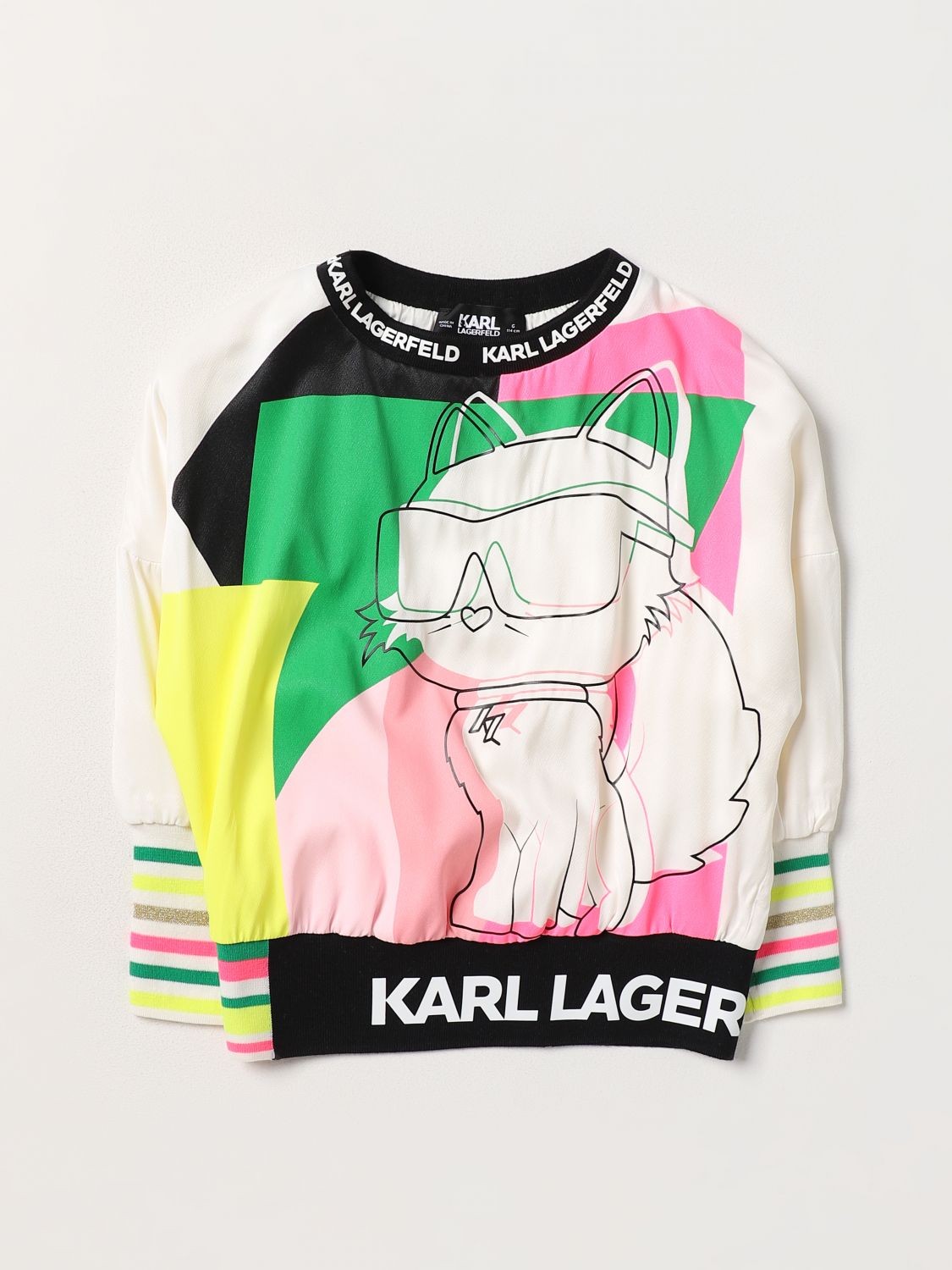 Karl Lagerfeld Kids Top KARL LAGERFELD KIDS Kids colour Ecru