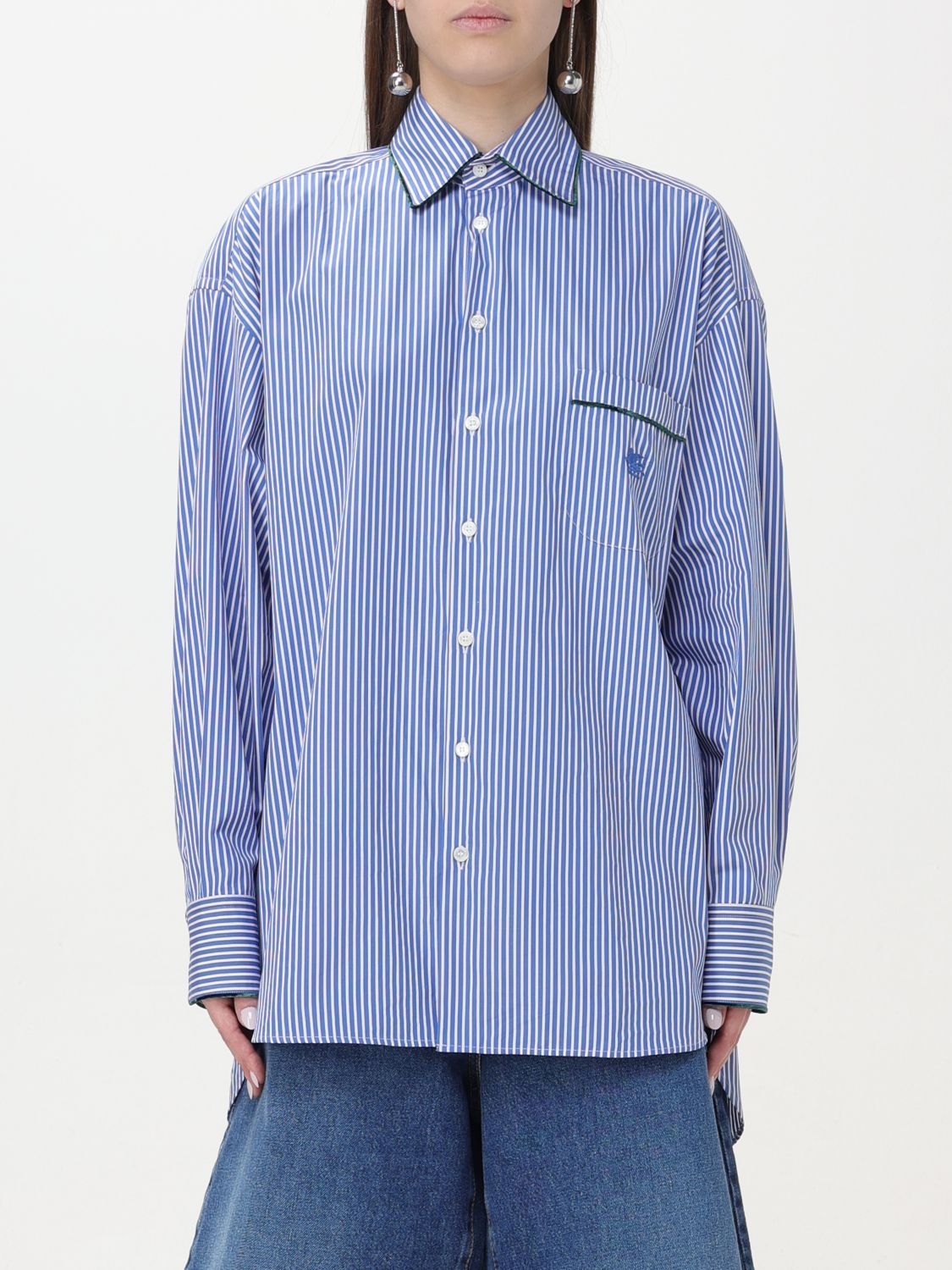 Etro Shirt ETRO Woman colour Sky Blue