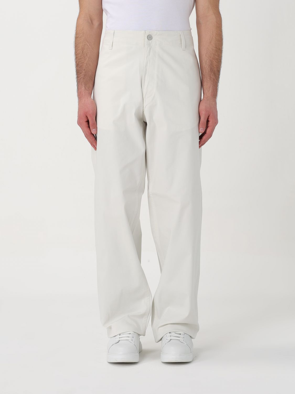 Emporio Armani Trousers EMPORIO ARMANI Men colour Yellow Cream