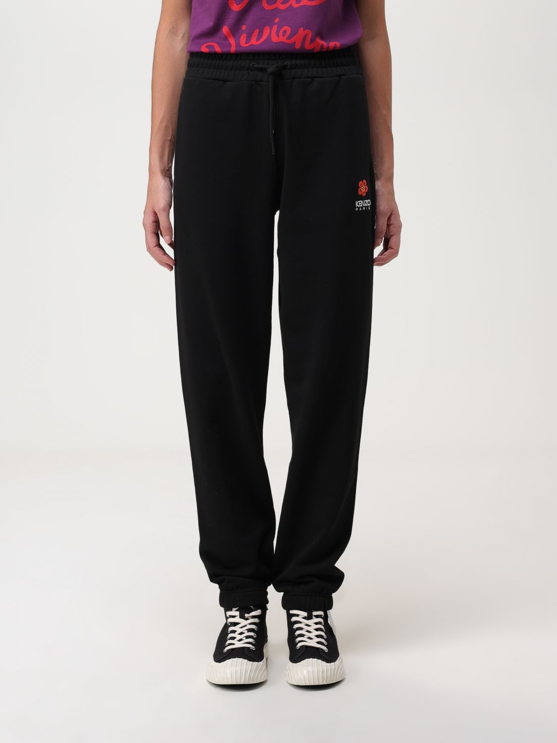 Kenzo Trousers KENZO Woman colour Black