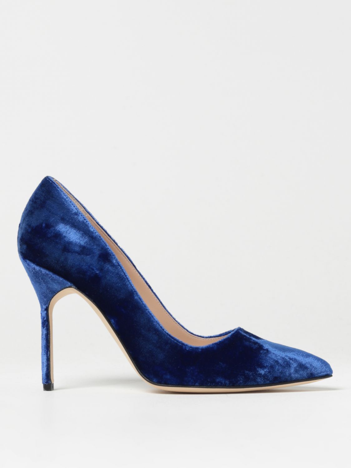 Manolo Blahnik Court Shoes MANOLO BLAHNIK Woman colour Blue