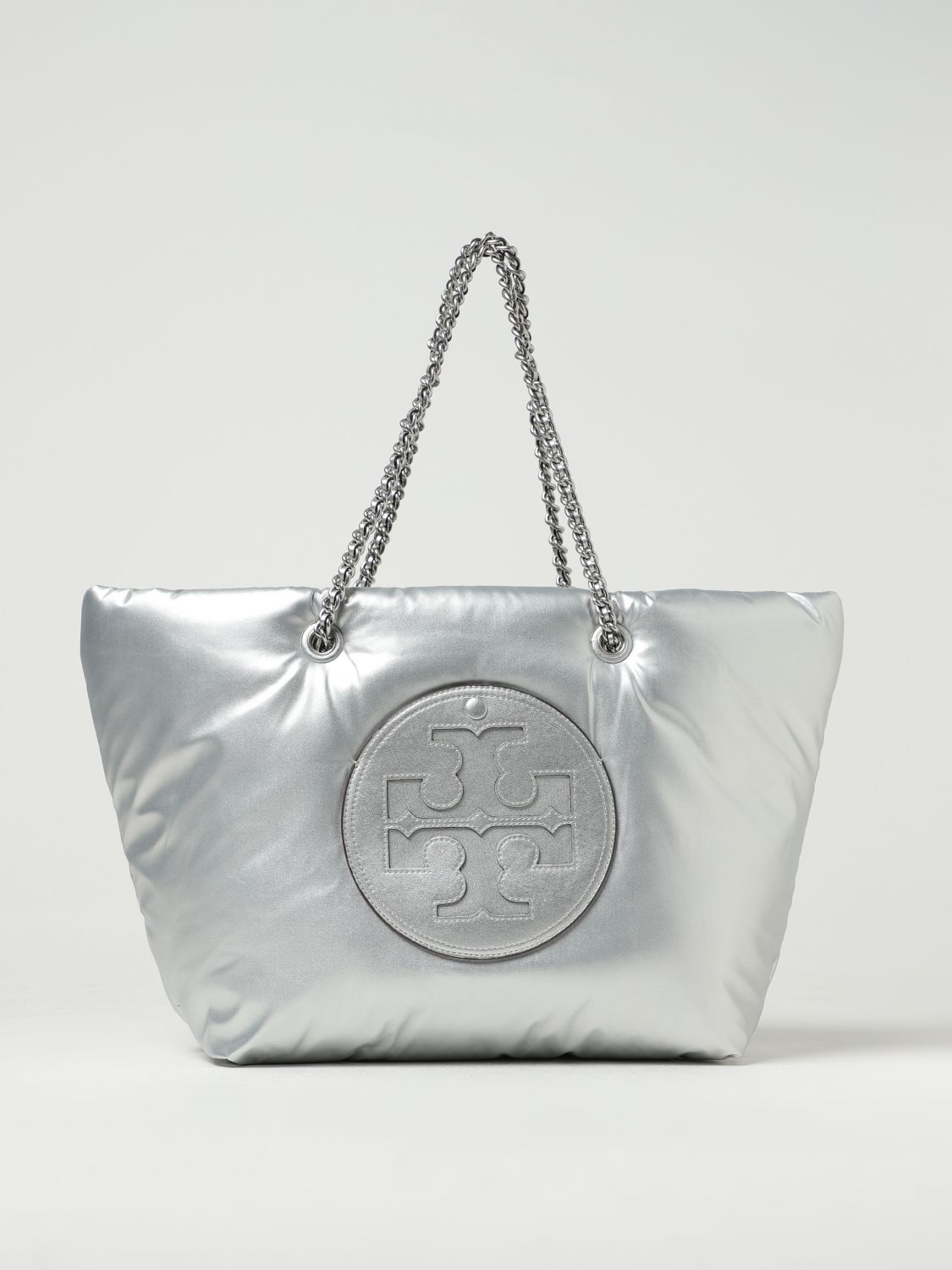 Tory Burch Tote Bags TORY BURCH Woman colour Silver