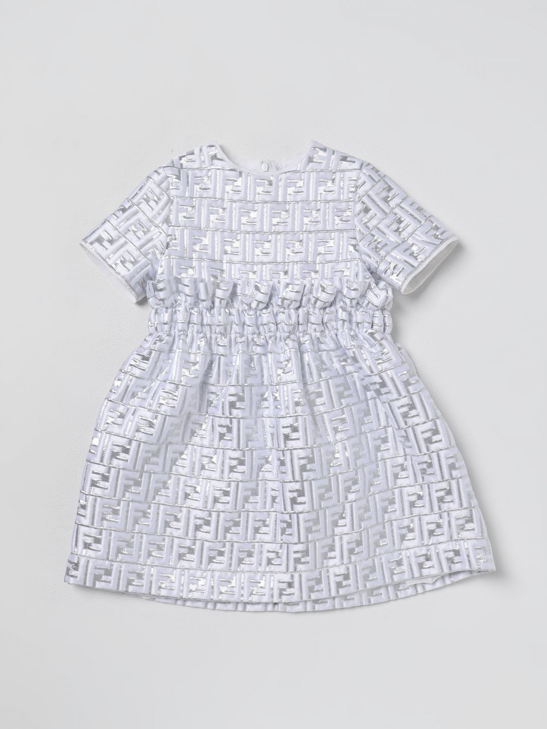 Fendi Kids Dress FENDI KIDS Kids colour Silver