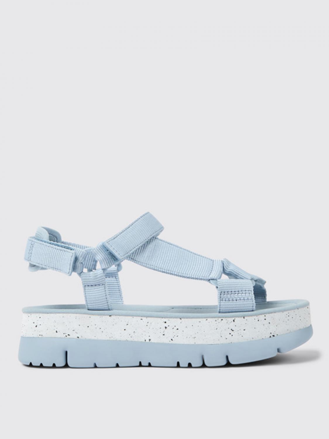 Camper Flat Sandals CAMPER Woman colour Blue