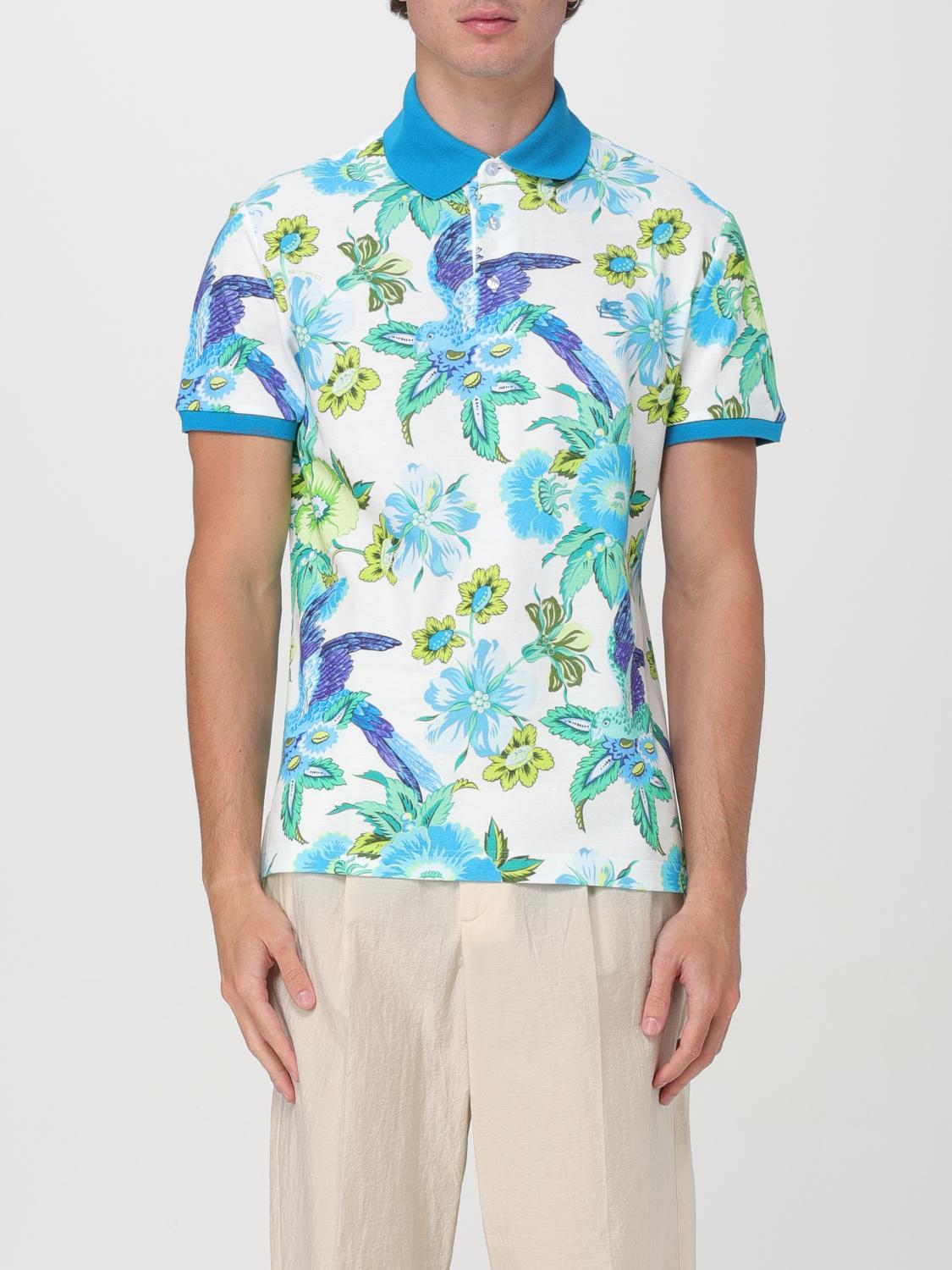 Etro Polo Shirt ETRO Men color Blue