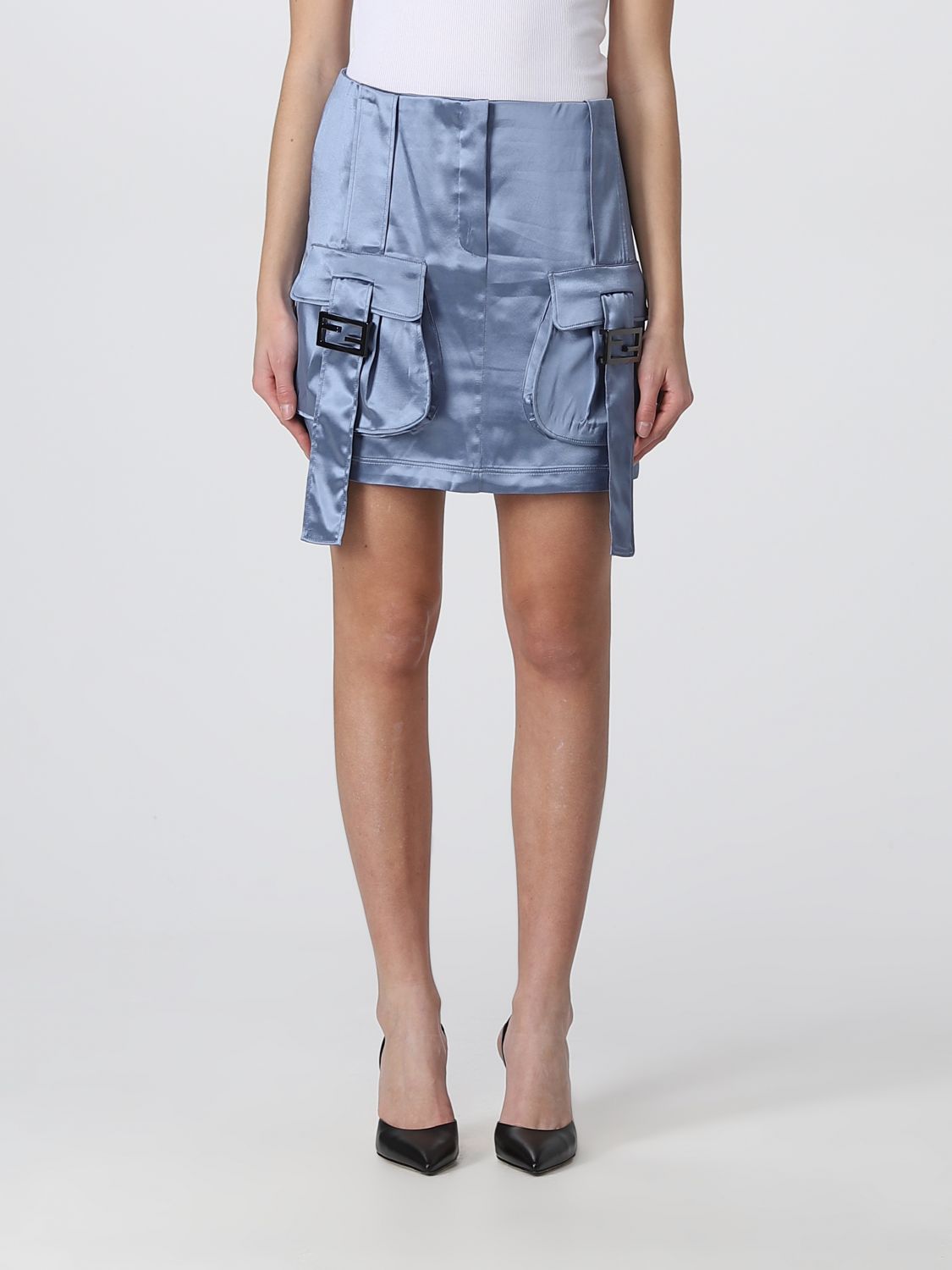 FENDI Skirt FENDI Woman colour Blue