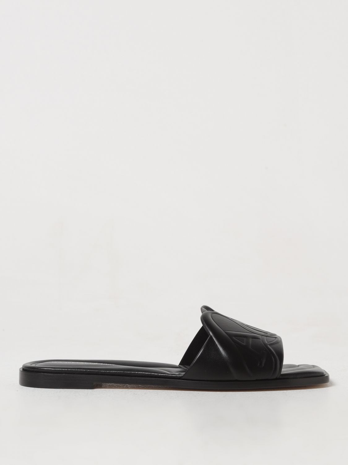 Alexander McQueen Flat Sandals ALEXANDER MCQUEEN Woman colour Black