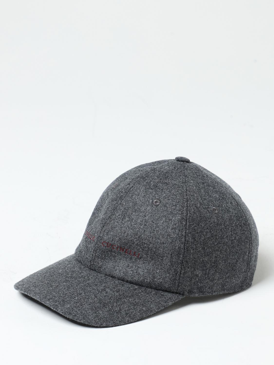 Brunello Cucinelli Hat BRUNELLO CUCINELLI Men colour Charcoal