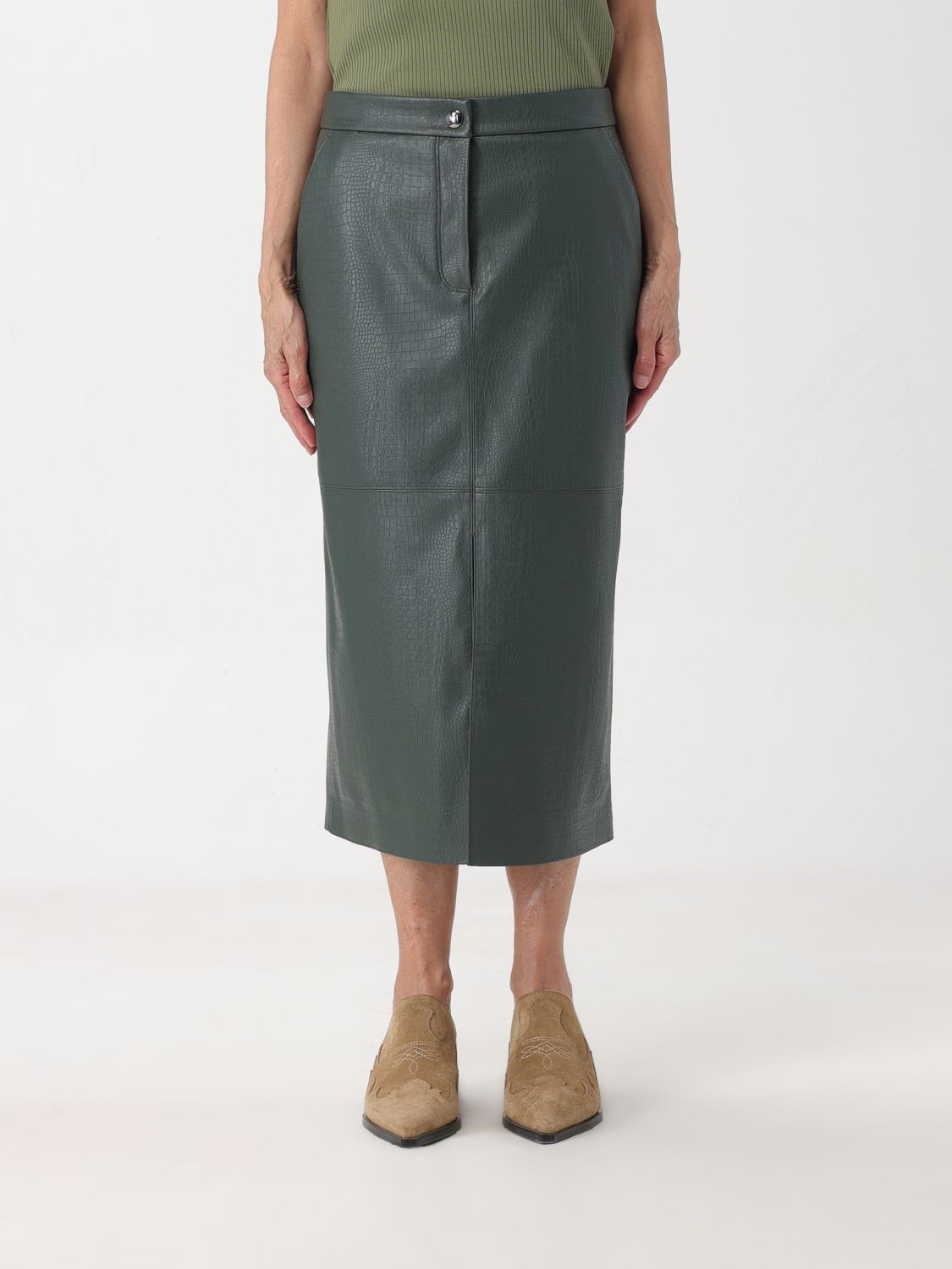 Max Mara Leisure Skirt MAX MARA LEISURE Woman colour Green