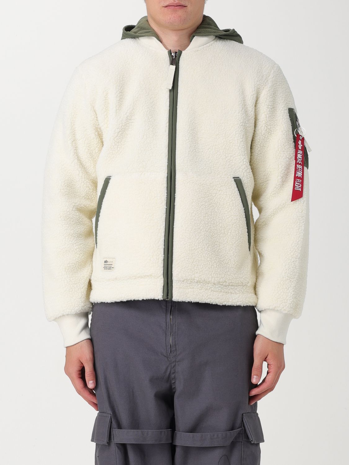 Alpha Industries Jacket ALPHA INDUSTRIES Men colour Beige