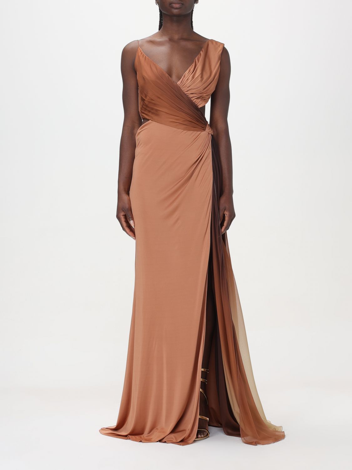 Roberto Cavalli Dress ROBERTO CAVALLI Woman colour Bronze