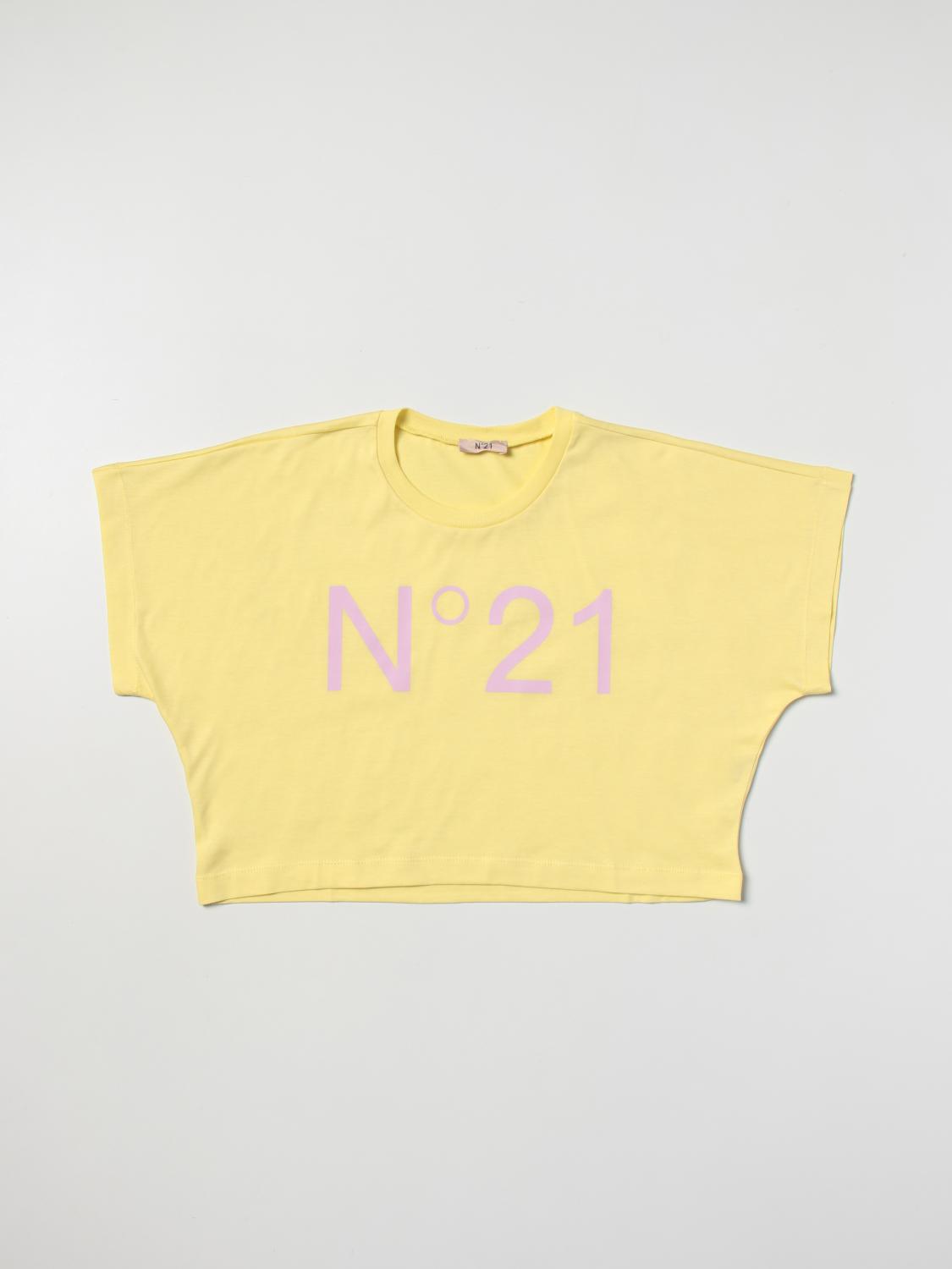 N° 21 T-Shirt N° 21 Kids colour Yellow